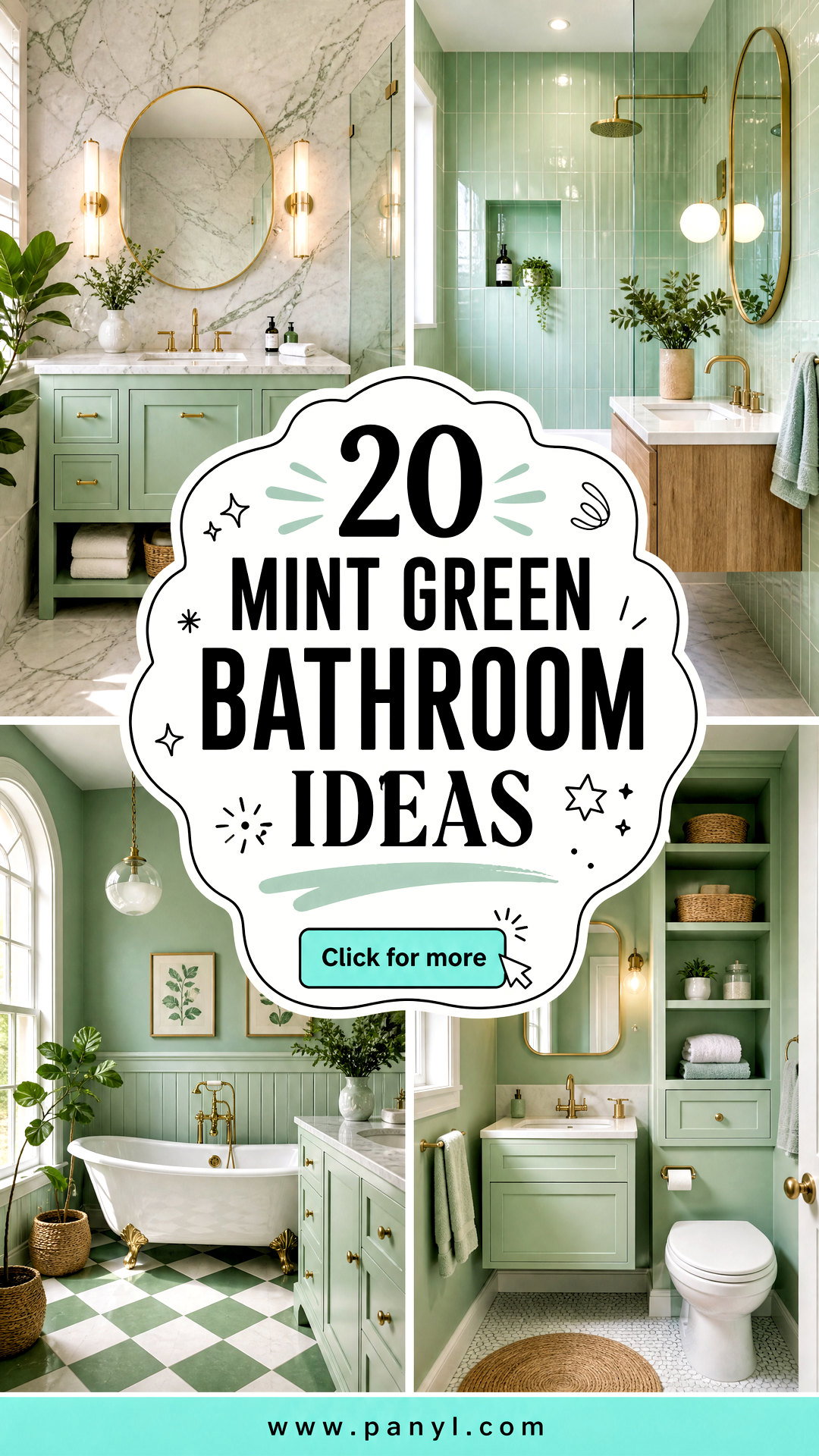 20 Mint Green Bathroom Ideas for a Fresh Spa-Like Escape - 20 Mint Green Bathroom Ideas for a Fresh Spa-Like Escape