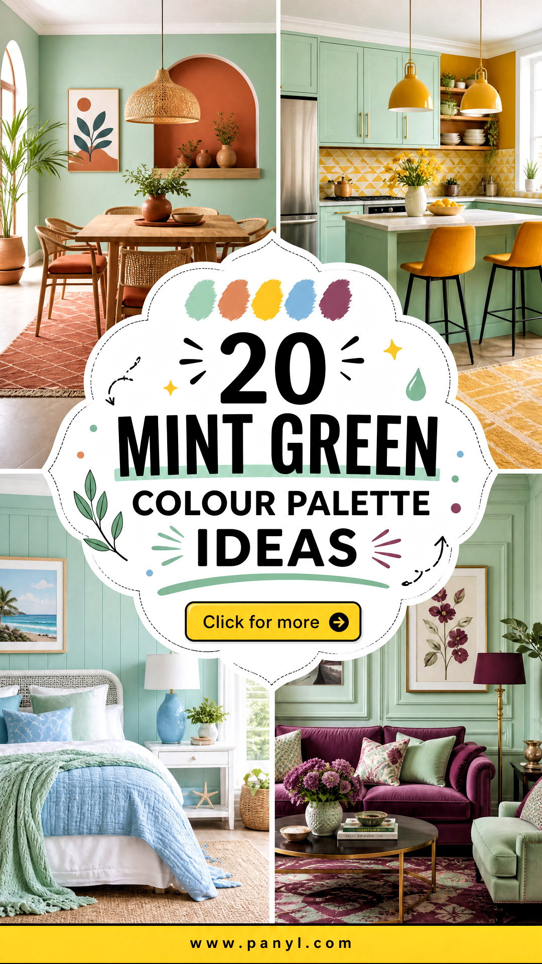 20 Mint Green Colour Palette Ideas for Serene Stylish Spaces - 20 Mint Green Colour Palette Ideas for Serene, Stylish Spaces