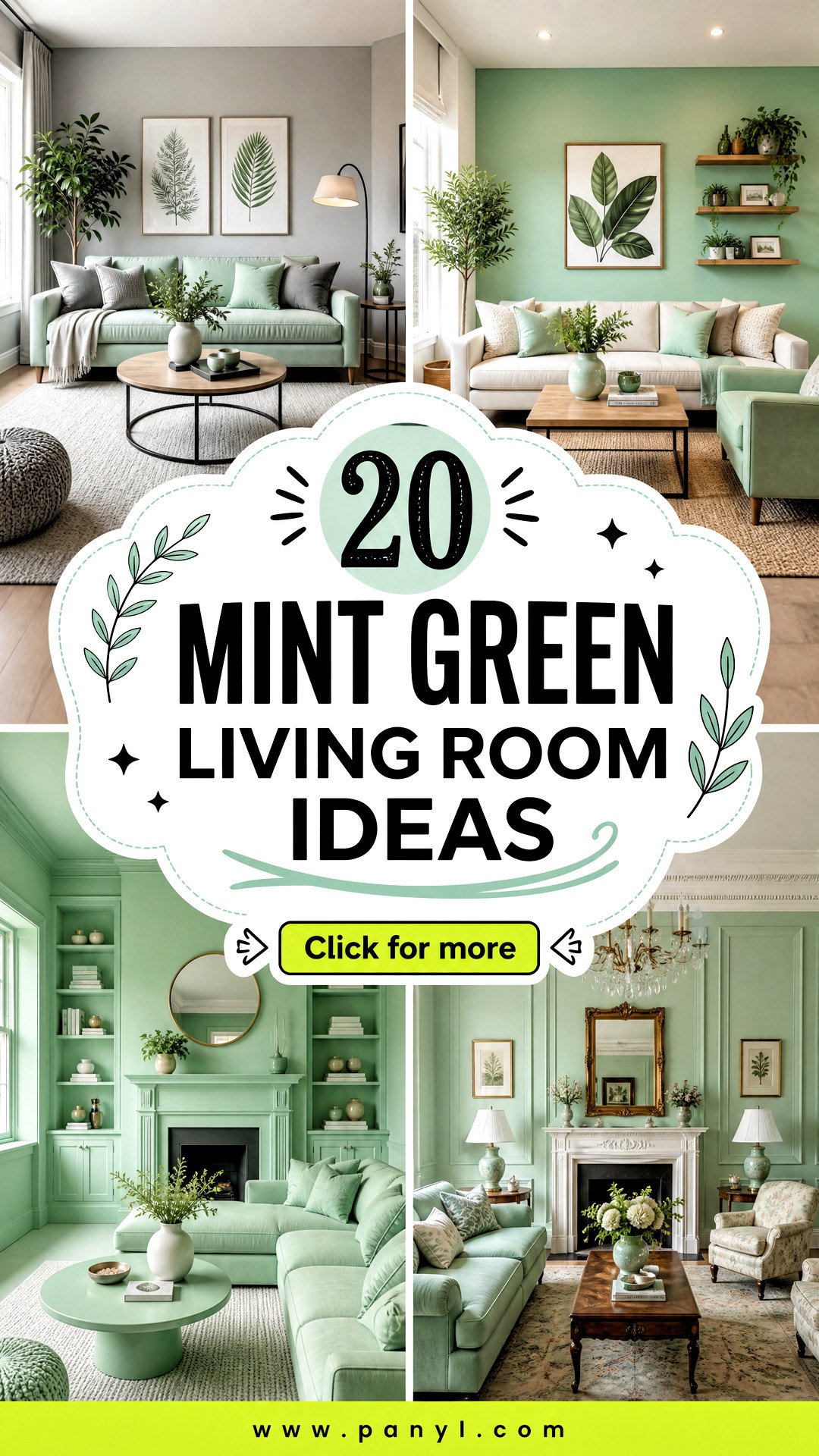 20 Mint Green Living Room Ideas for a Calm Stylish Home - 20 Mint Green Living Room Ideas for a Calm, Stylish Home