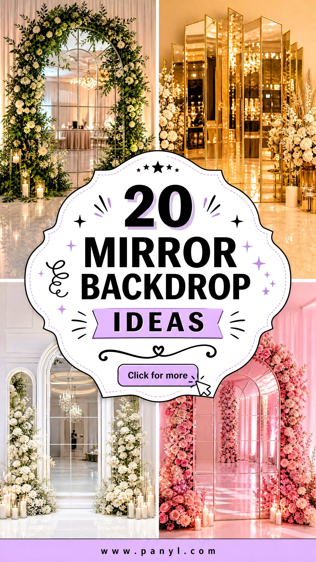 20 Mirror Backdrop Ideas for Stylish Photos and Chic Events - 20 Mirror Backdrop Ideas for Stylish Photos and Chic Events