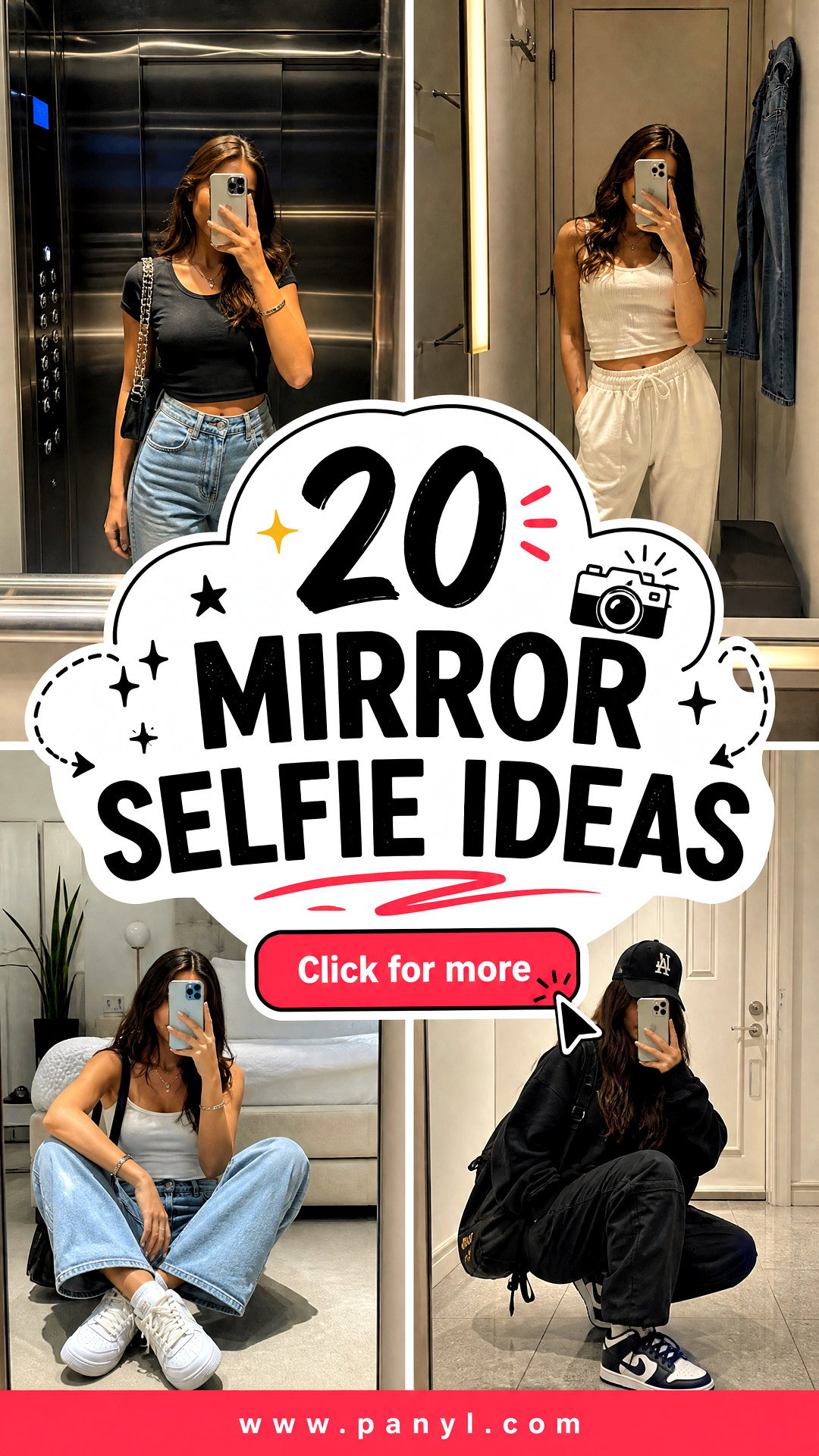 20 Mirror Selfie Ideas for Truly Flattering Creative Photos - 20 Mirror Selfie Ideas for Truly Flattering, Creative Photos