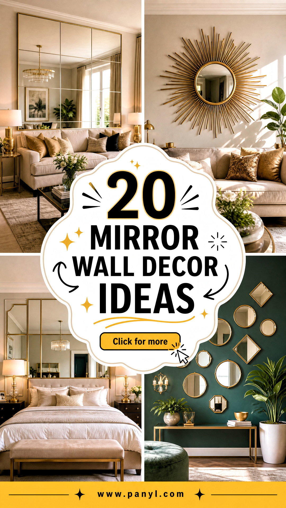 20 Mirror Wall Decor Ideas for a Brighter Stylish Modern Home - 20 Mirror Wall Decor Ideas for a Brighter, Stylish Modern Home