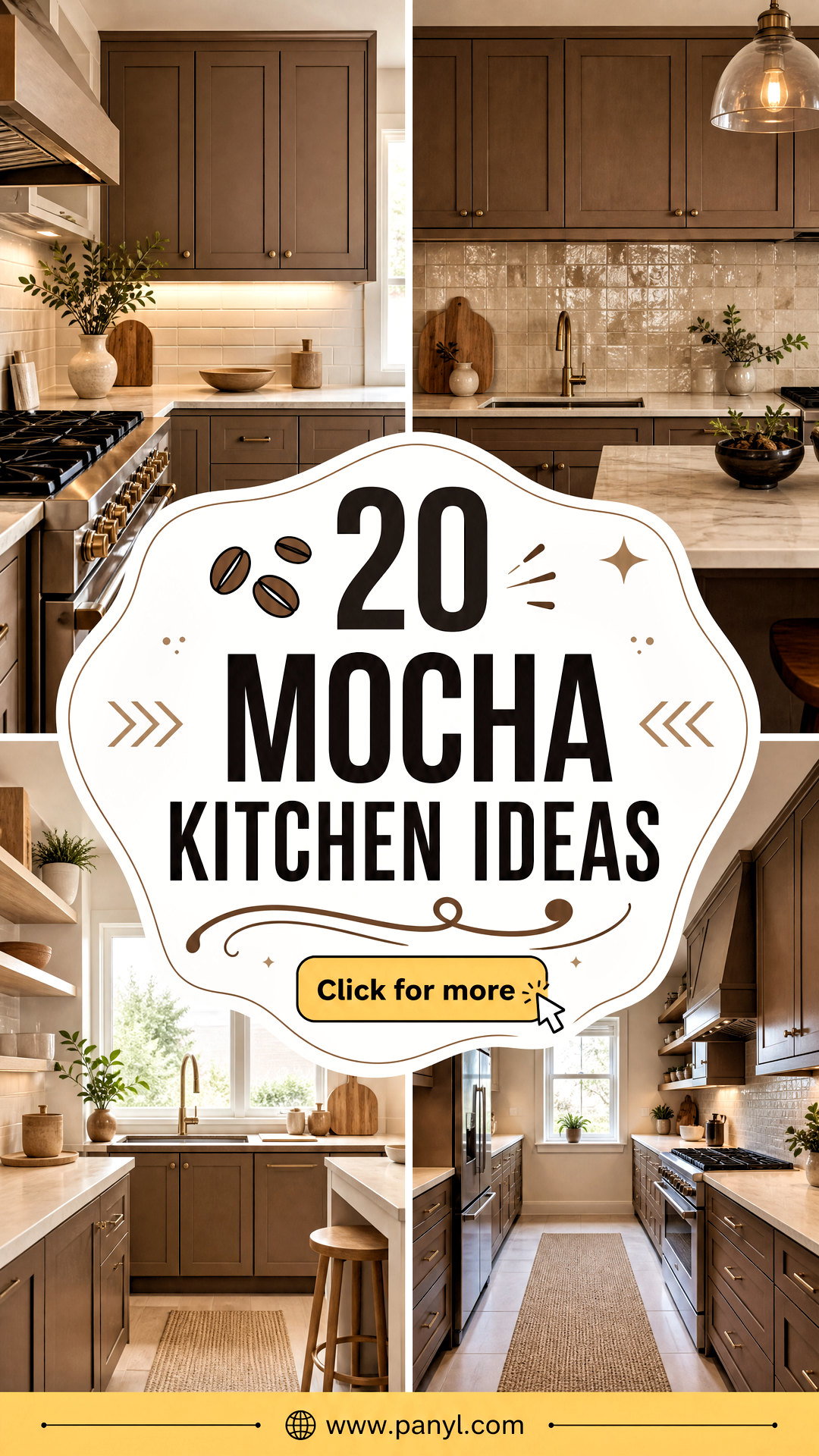 20 Mocha Kitchen Ideas for a Warm Sophisticated Makeover - 20 Mocha Kitchen Ideas for a Warm, Sophisticated Makeover