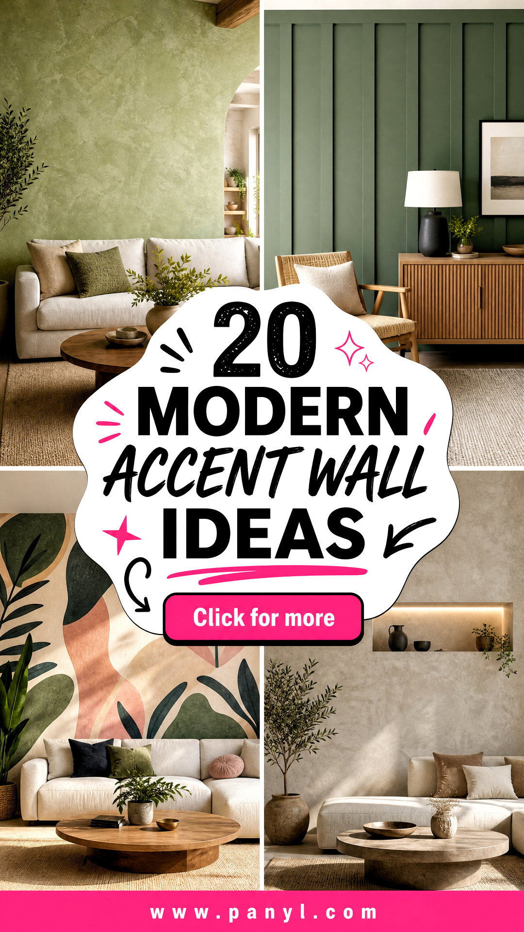 20 Modern Accent Wall Ideas for a Fresh Designer-Inspired Look - 20 Modern Accent Wall Ideas for a Fresh Designer-Inspired Look