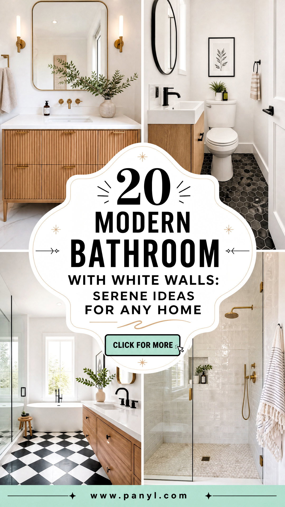 20 Modern Bathroom With White Walls Serene Ideas for Any Home - 20 Modern Bathroom With White Walls: Serene Ideas for Any Home