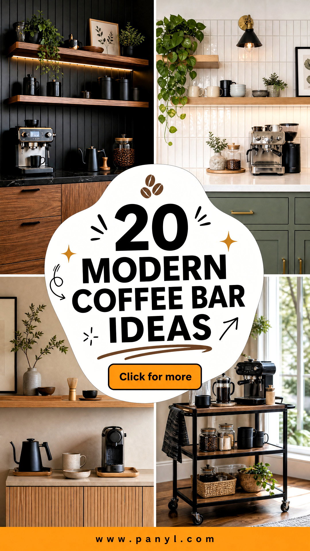 20 Modern Coffee Bar Ideas for a Stylish Daily Coffee Ritual - 20 Modern Coffee Bar Ideas for a Stylish Daily Coffee Ritual