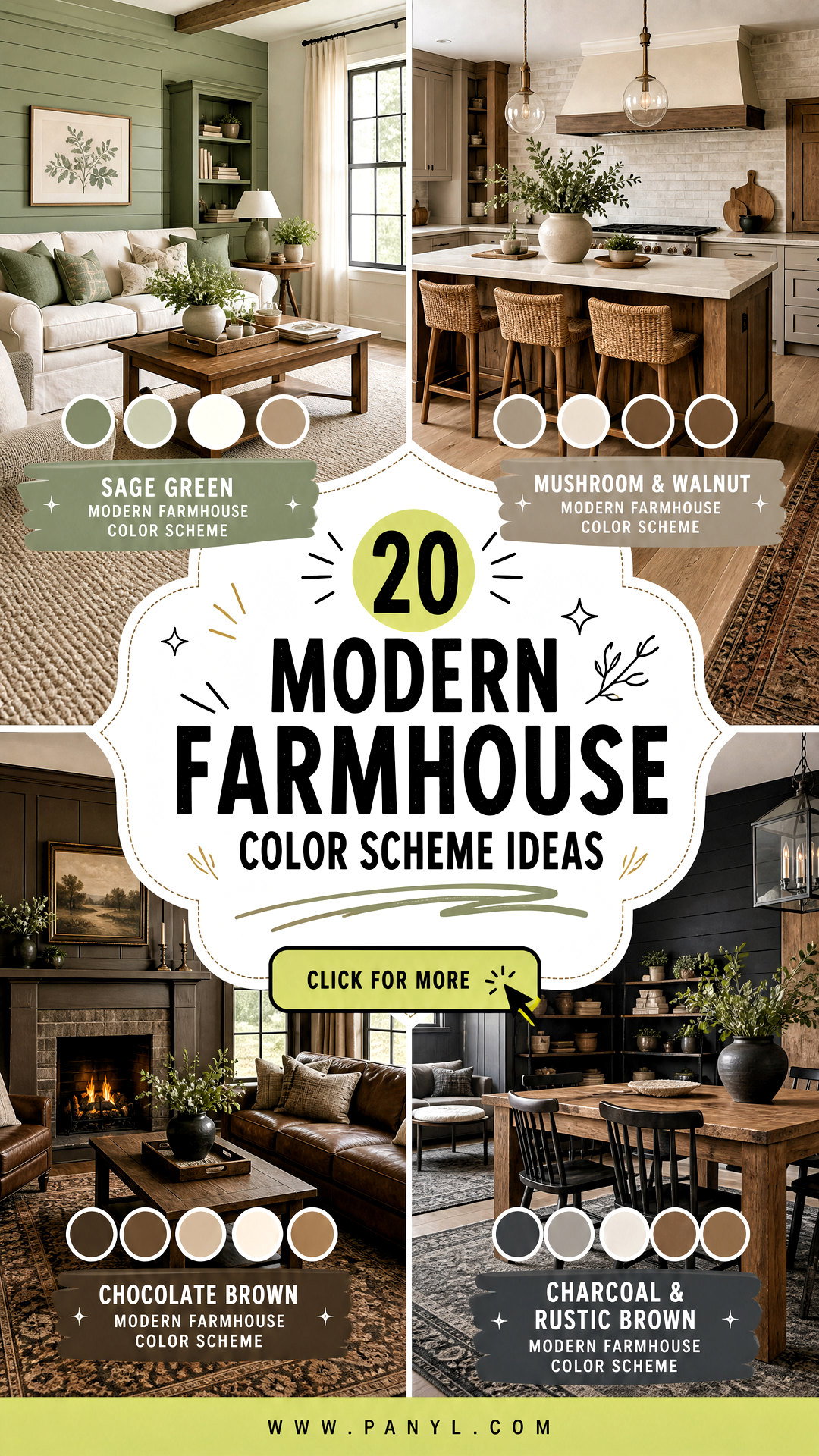 20 Modern Farmhouse Color Scheme Ideas for a Cohesive Home - 20 Modern Farmhouse Color Scheme Ideas for a Cohesive Home