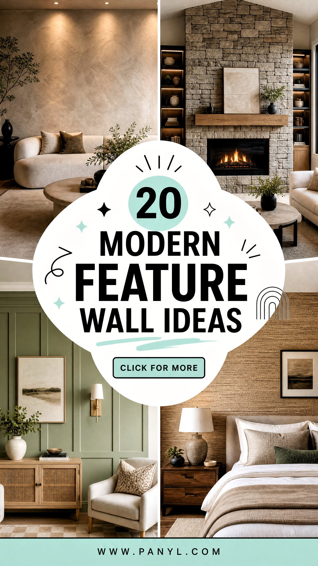 20 Modern Feature Wall Ideas for an Instant Style Upgrade - 20 Modern Feature Wall Ideas for an Instant Style Upgrade