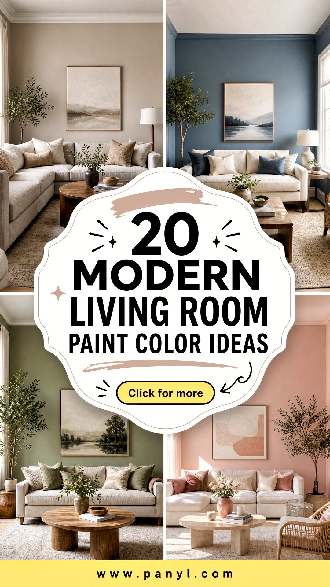 20 Modern Living Room Paint Color Ideas for a Fresh Update - 20 Modern Living Room Paint Color Ideas for a Fresh Update
