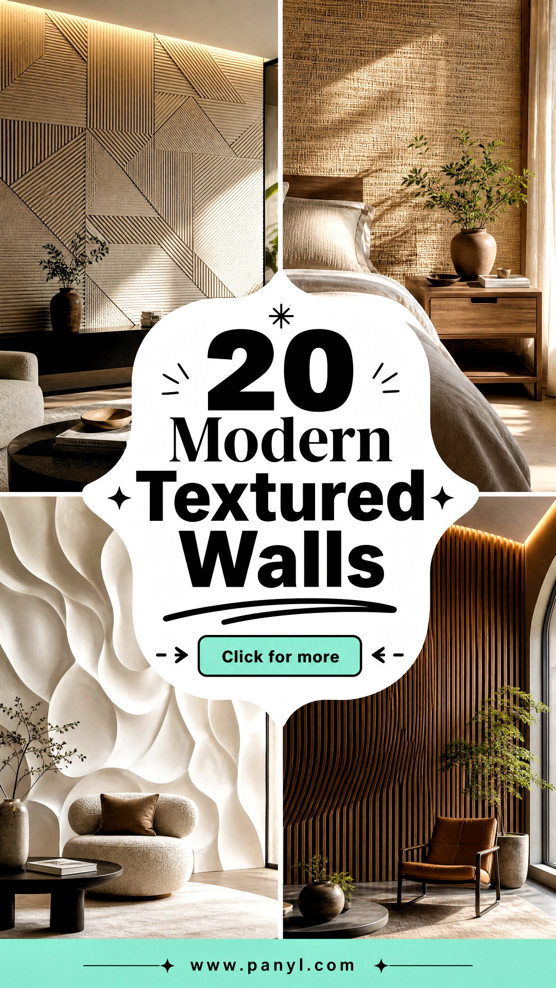 20 Modern Textured Walls for a Striking Designer Finish - 20 Modern Textured Walls for a Striking Designer Finish