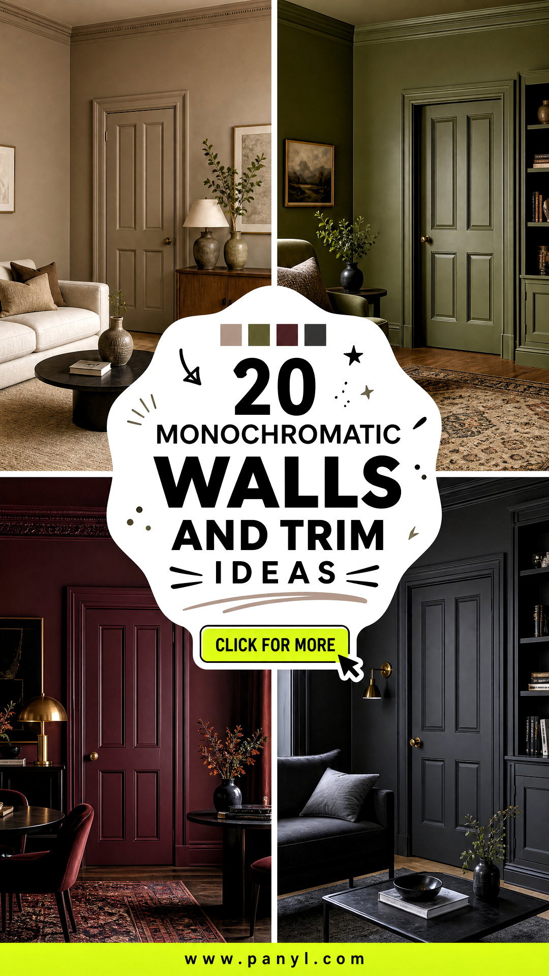 20 Monochromatic Walls and Trim Ideas for a Seamless Look - 20 Monochromatic Walls and Trim Ideas for a Seamless Look
