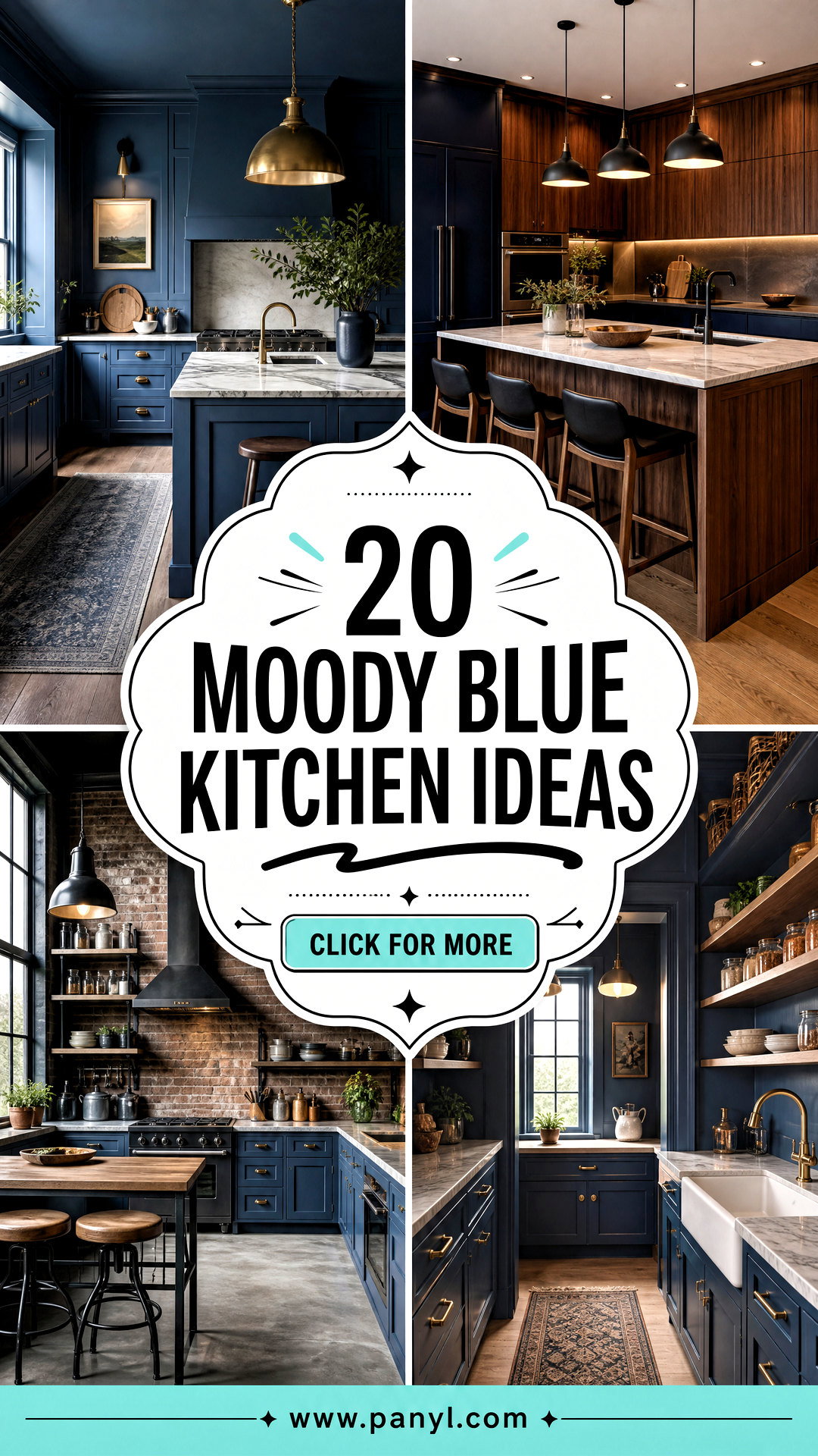 20 Moody Blue Kitchen Ideas for a Stylish Sophisticated Update - 20 Moody Blue Kitchen Ideas for a Stylish, Sophisticated Update