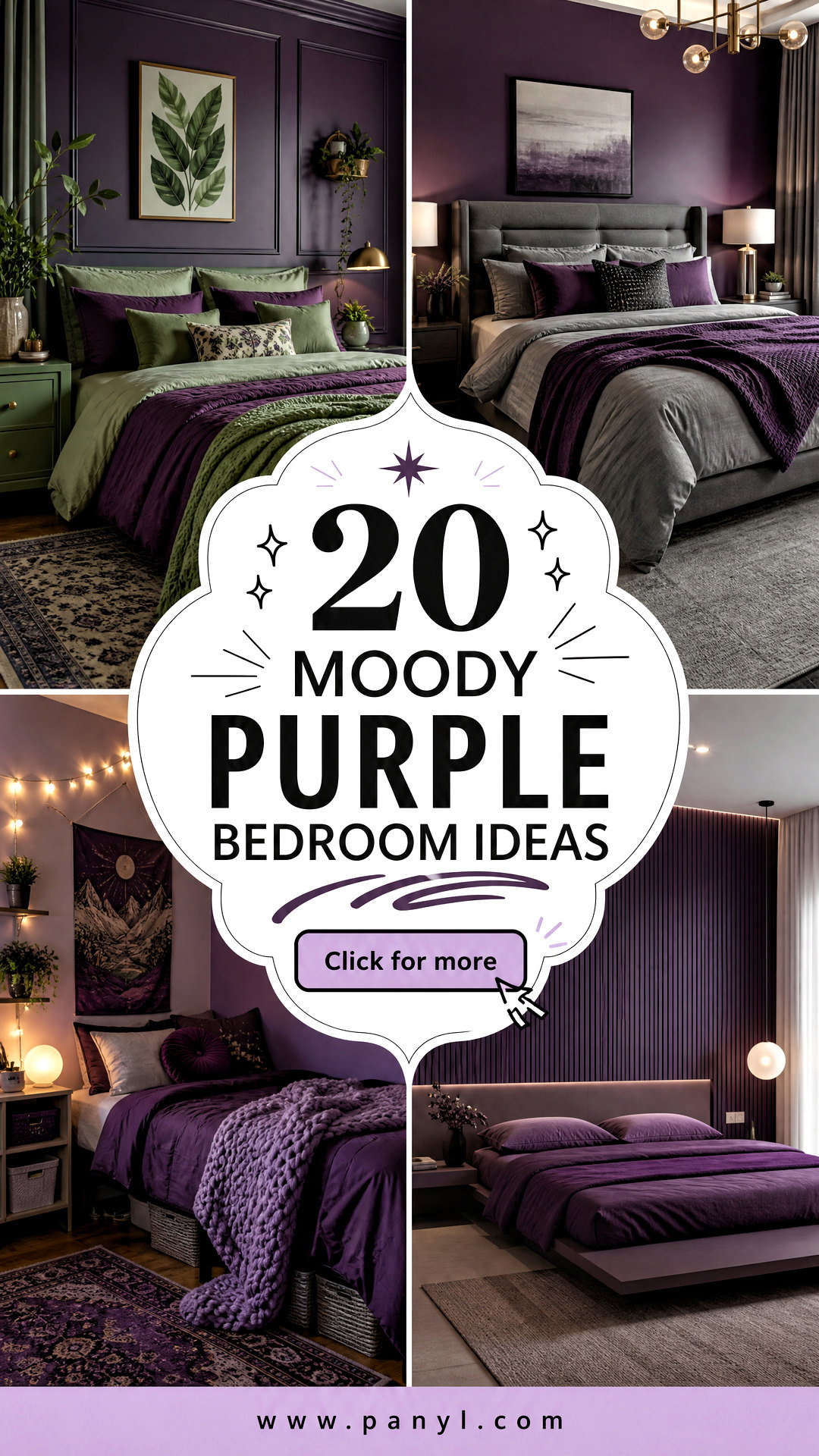 20 Moody Purple Bedroom Ideas for a Luxe Dreamy Retreat - 20 Moody Purple Bedroom Ideas for a Luxe, Dreamy Retreat