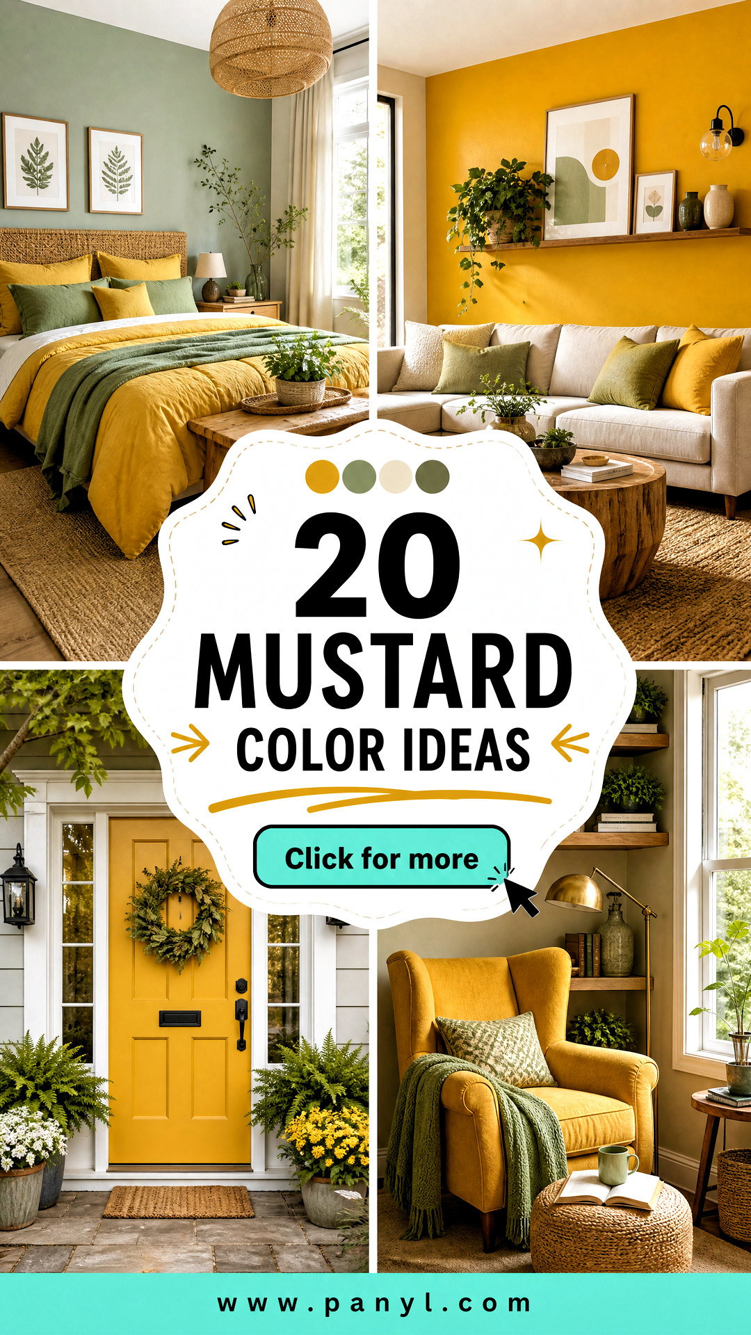 20 Mustard Color Ideas for Warm Stylish Modern Rooms Today - 20 Mustard Color Ideas for Warm, Stylish Modern Rooms Today