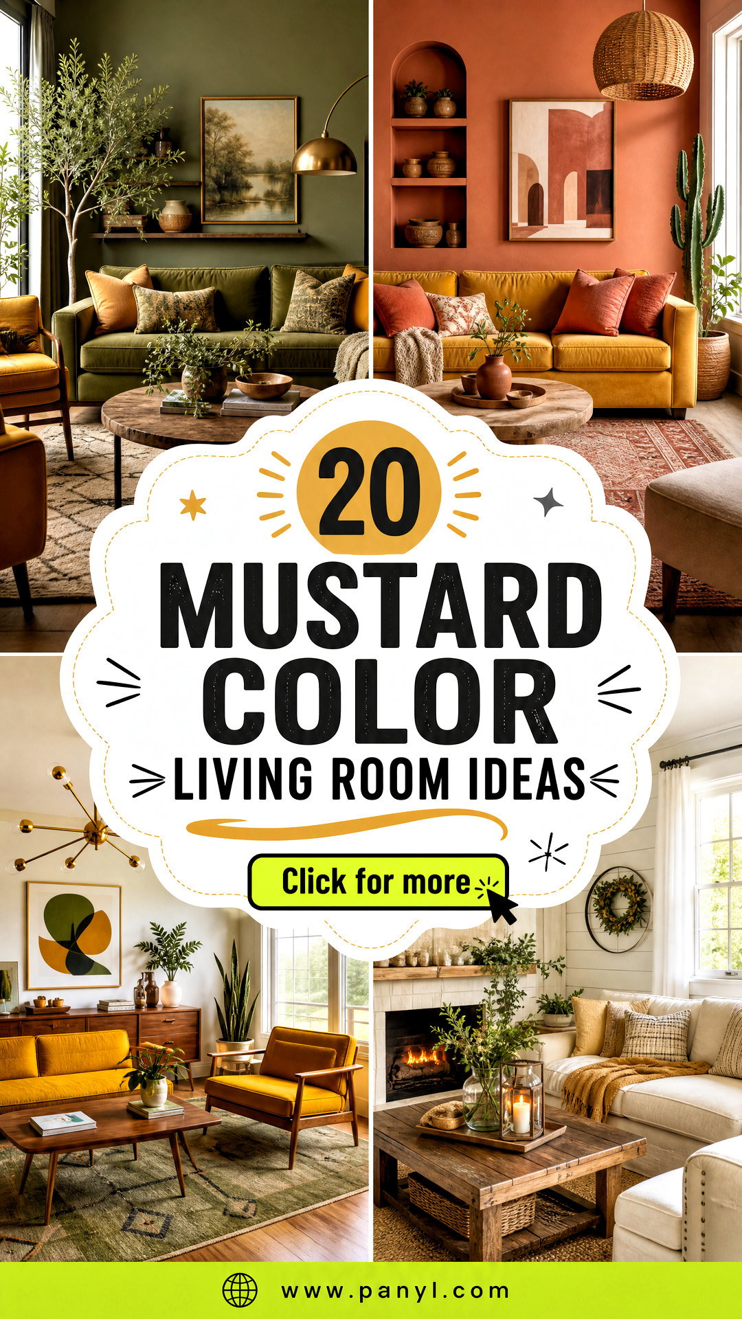 20 Mustard Color Living Room Ideas for Cozy Modern Style - 20 Mustard Color Living Room Ideas for Cozy Modern Style