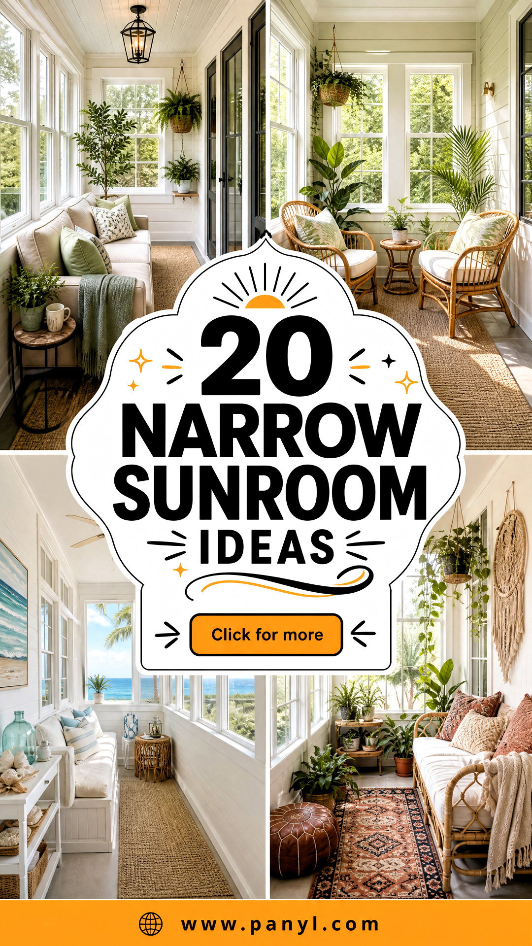 20 Narrow Sunroom Ideas to Make Every Inch Feel Inviting - 20 Narrow Sunroom Ideas to Make Every Inch Feel Inviting