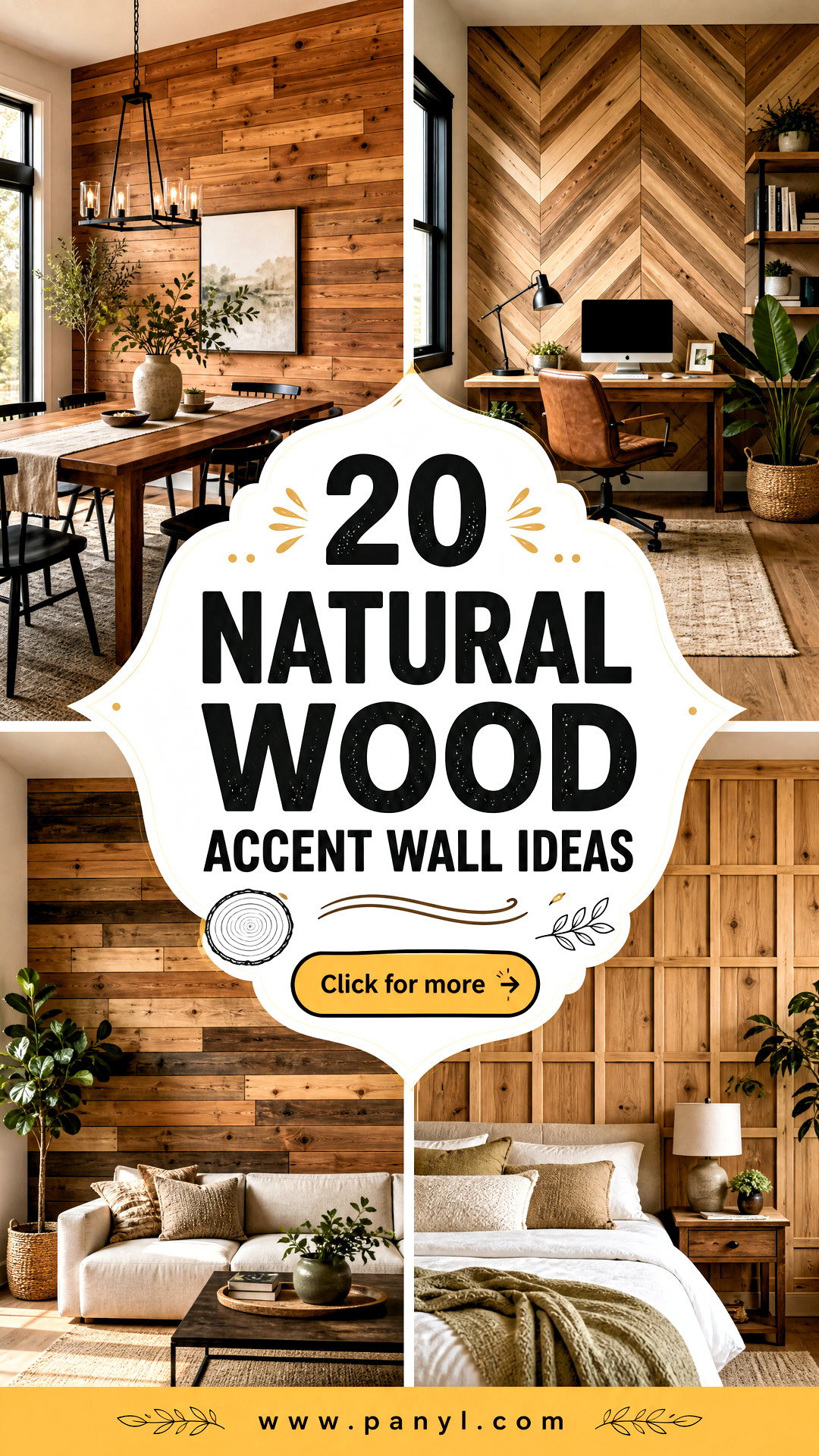 20 Natural Wood Accent Wall Ideas for a Warm Organic Home - 20 Natural Wood Accent Wall Ideas for a Warm, Organic Home