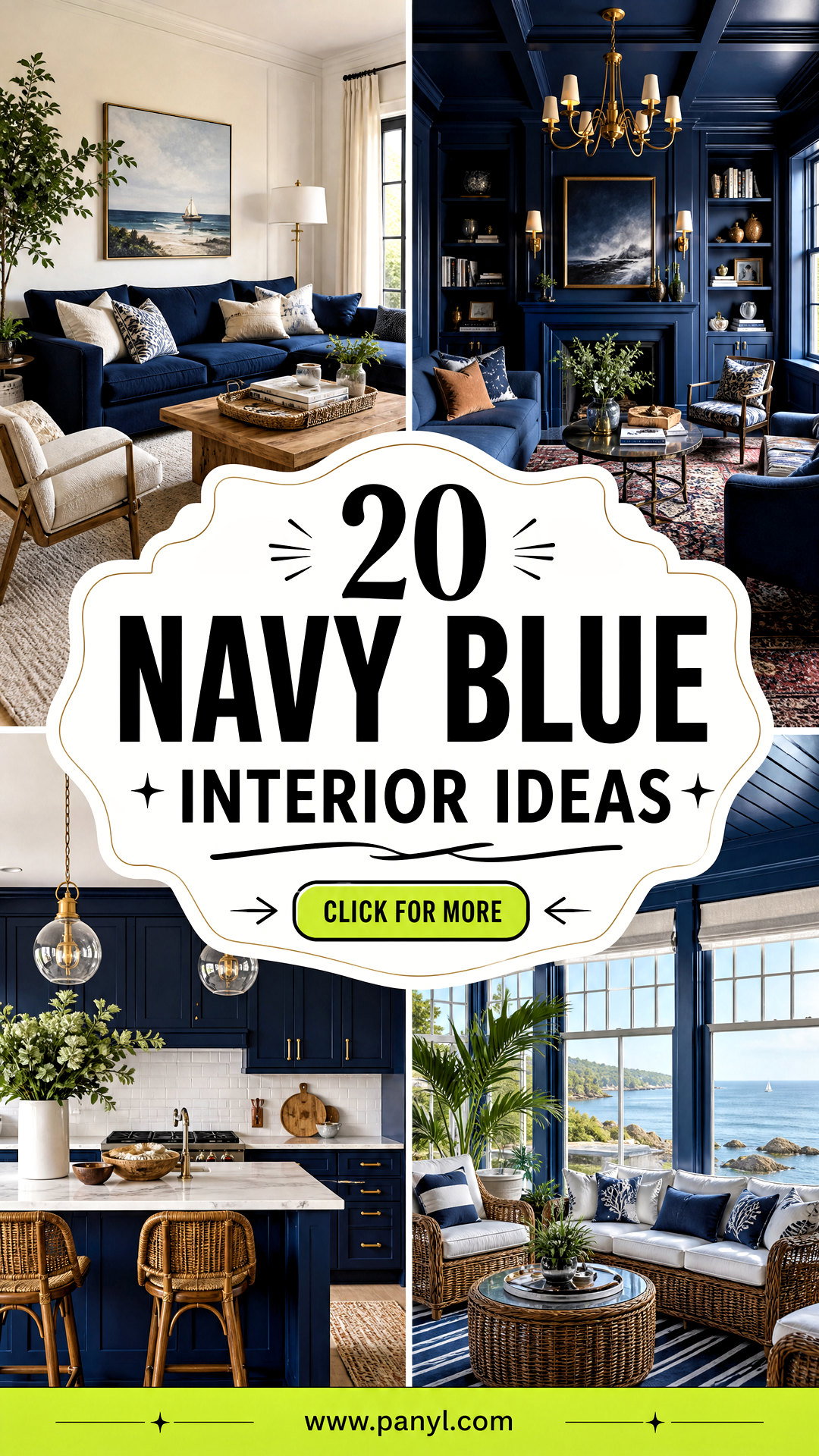 20 Navy Blue Interior Ideas for a Bold Sophisticated Home - 20 Navy Blue Interior Ideas for a Bold, Sophisticated Home