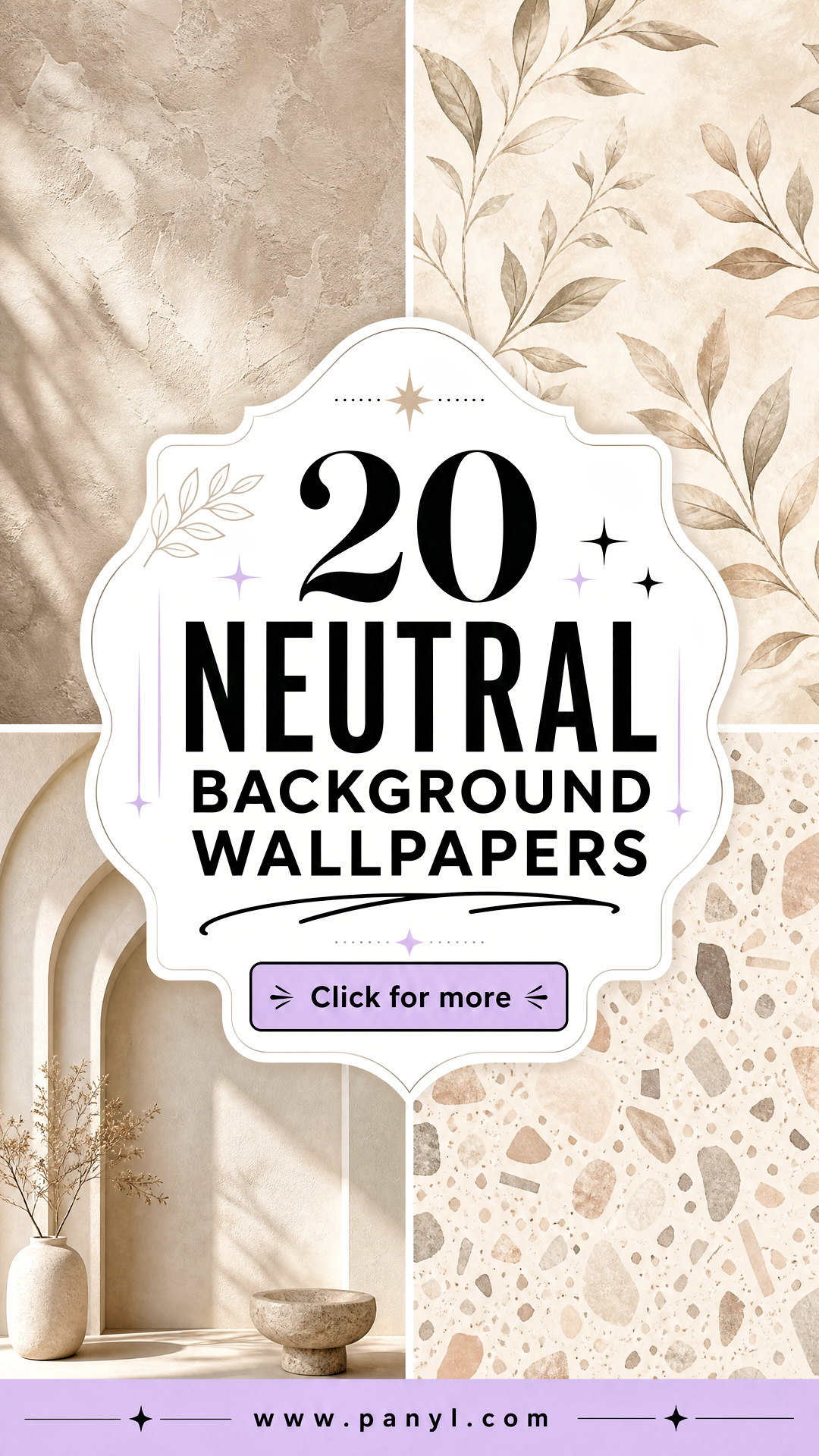 20 Neutral Background Wallpapers for a Calm Sophisticated Look - 20 Neutral Background Wallpapers for a Calm, Sophisticated Look