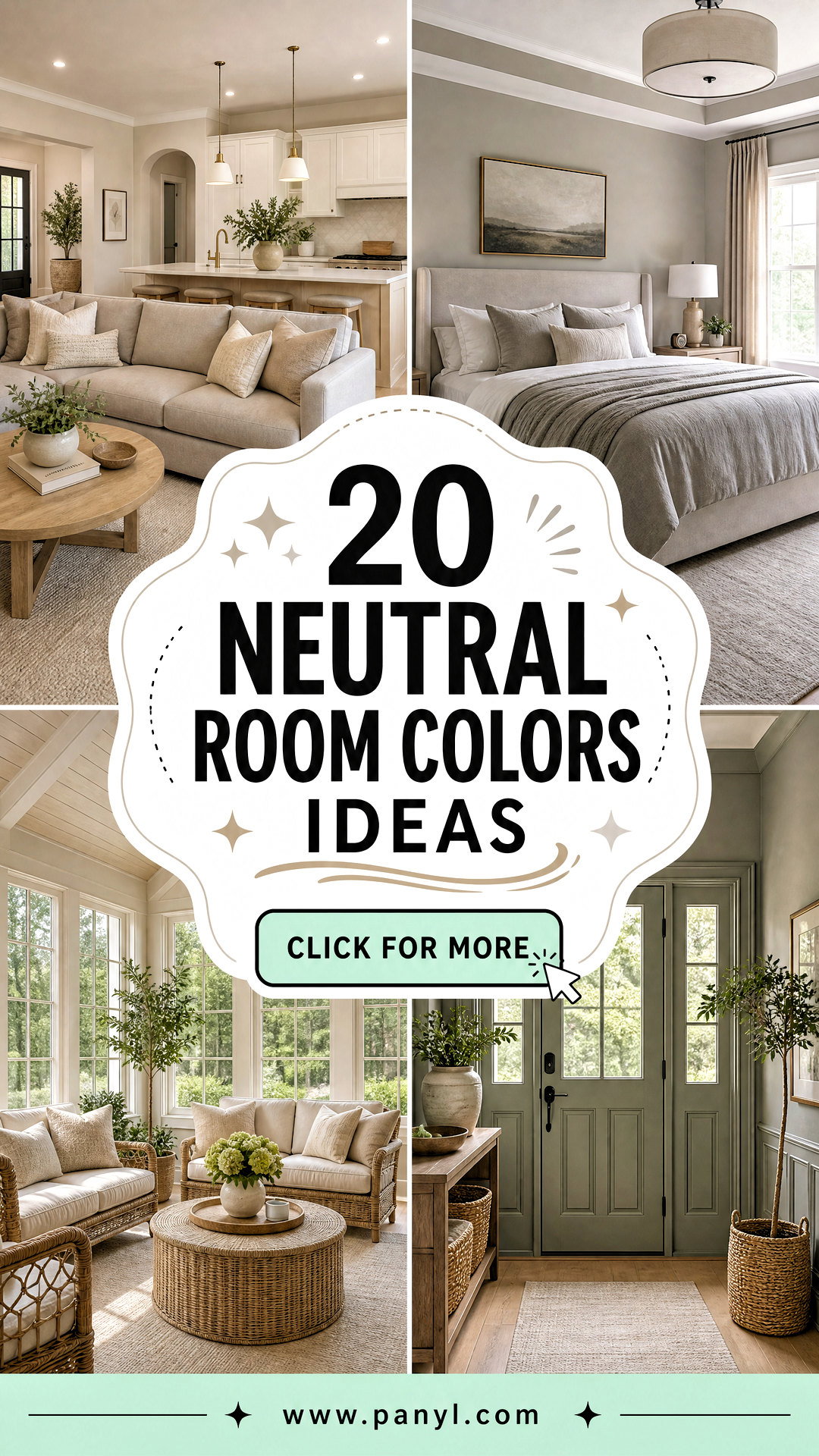 20 Neutral Room Colors for Calm Sophisticated Interiors - 20 Neutral Room Colors for Calm, Sophisticated Interiors