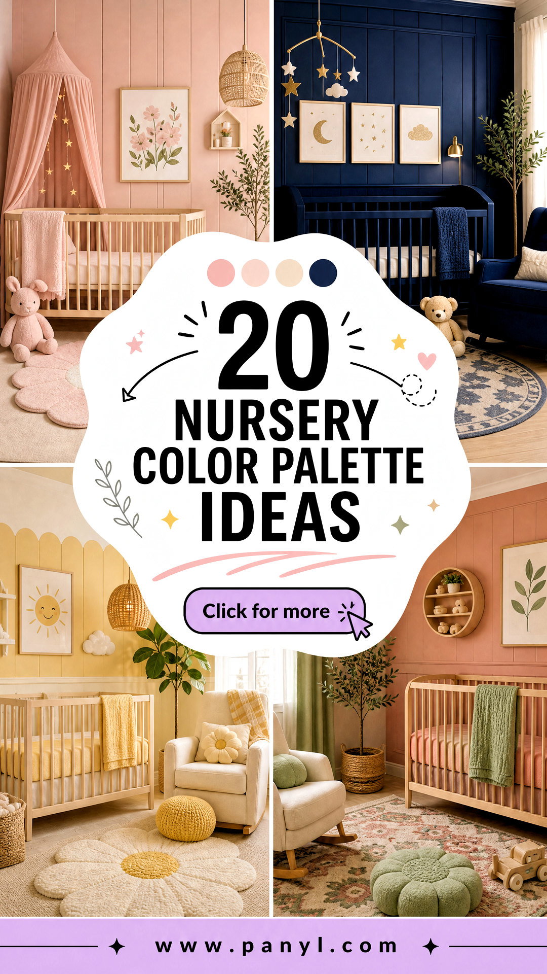 20 Nursery Color Palette Ideas for a Serene Stylish Baby Room - 20 Nursery Color Palette Ideas for a Serene, Stylish Baby Room