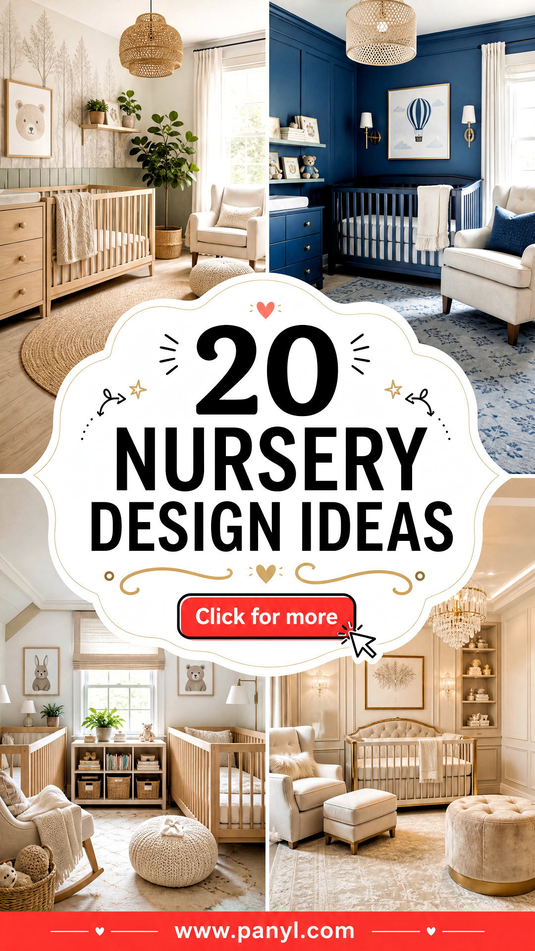 20 Nursery Design Ideas for a Beautiful Practical Space - 20 Nursery Design Ideas for a Beautiful, Practical Space