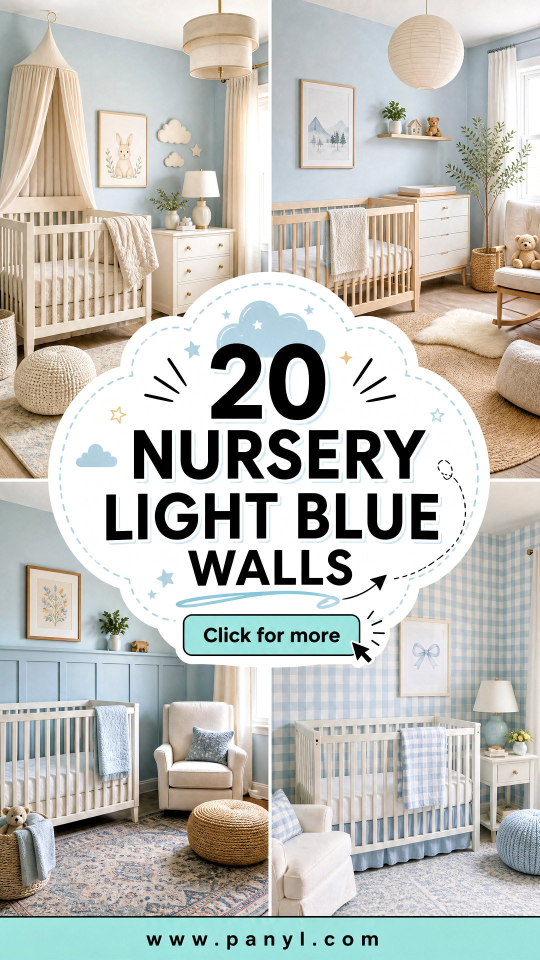 20 Nursery Light Blue Walls for a Serene Airy Baby Room - 20 Nursery Light Blue Walls for a Serene, Airy Baby Room