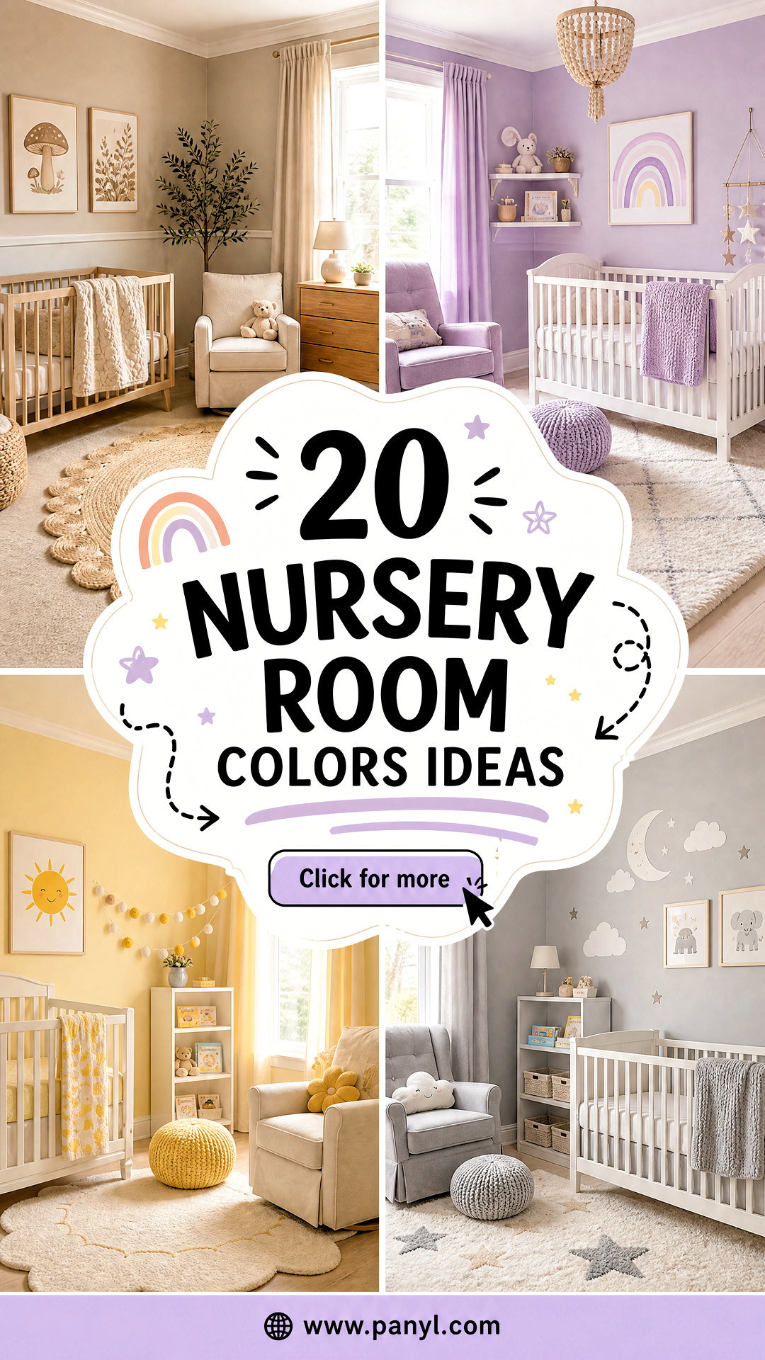20 Nursery Room Colors for a Peaceful Playful Baby Space - 20 Nursery Room Colors for a Peaceful, Playful Baby Space