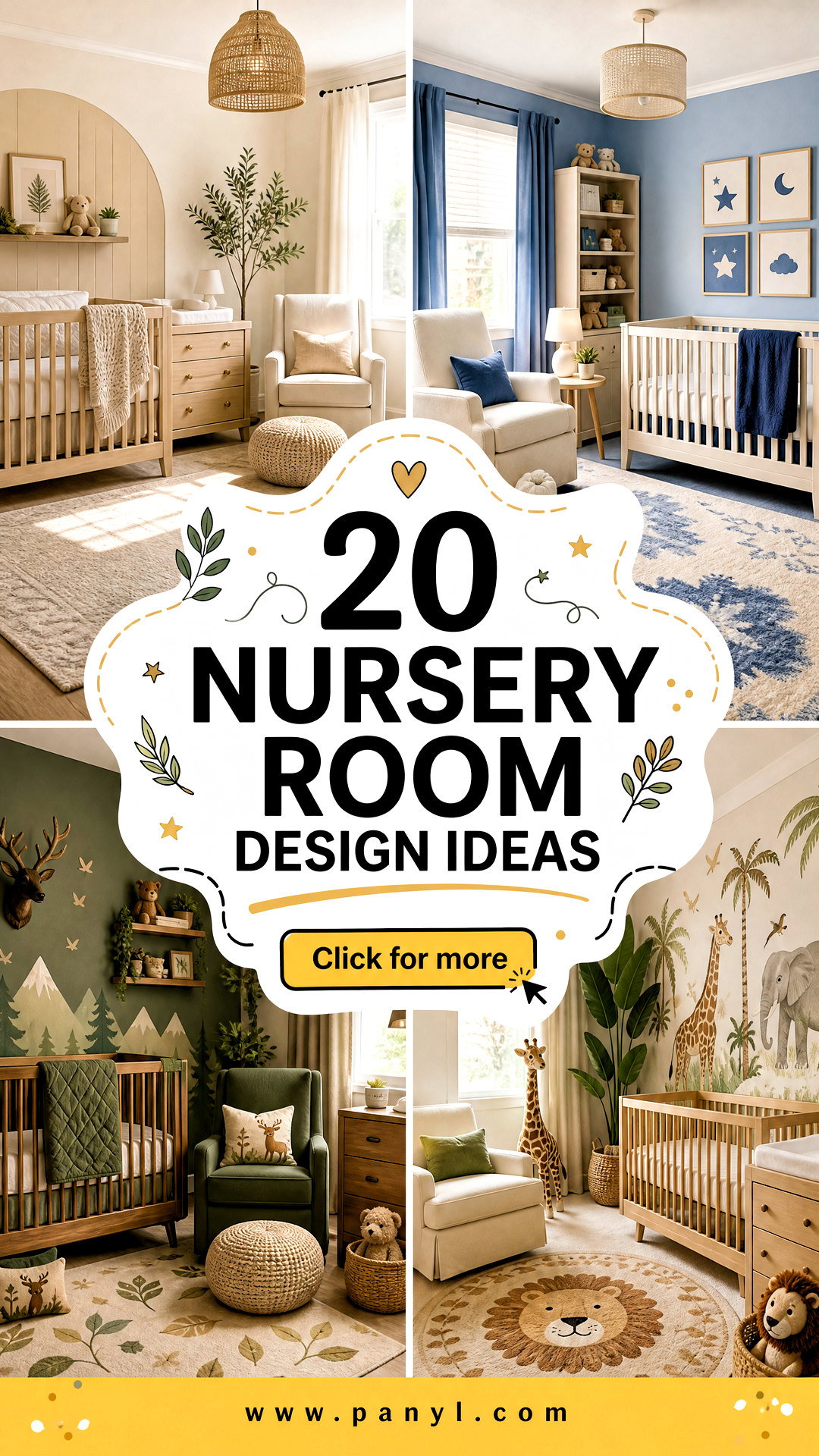 20 Nursery Room Design Ideas for a Calm Stylish Baby Space - 20 Nursery Room Design Ideas for a Calm, Stylish Baby Space