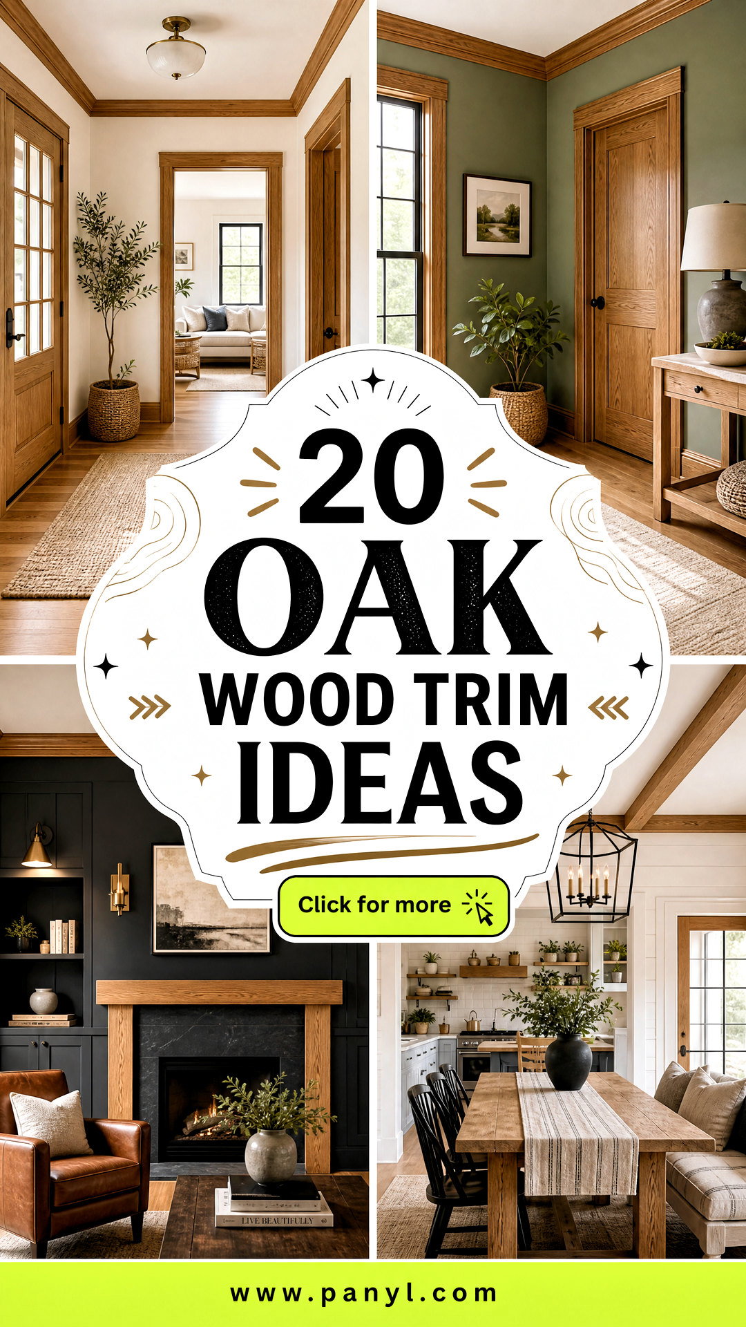 20 Oak Wood Trim Ideas for a Warm Updated Interior Look - 20 Oak Wood Trim Ideas for a Warm, Updated Interior Look