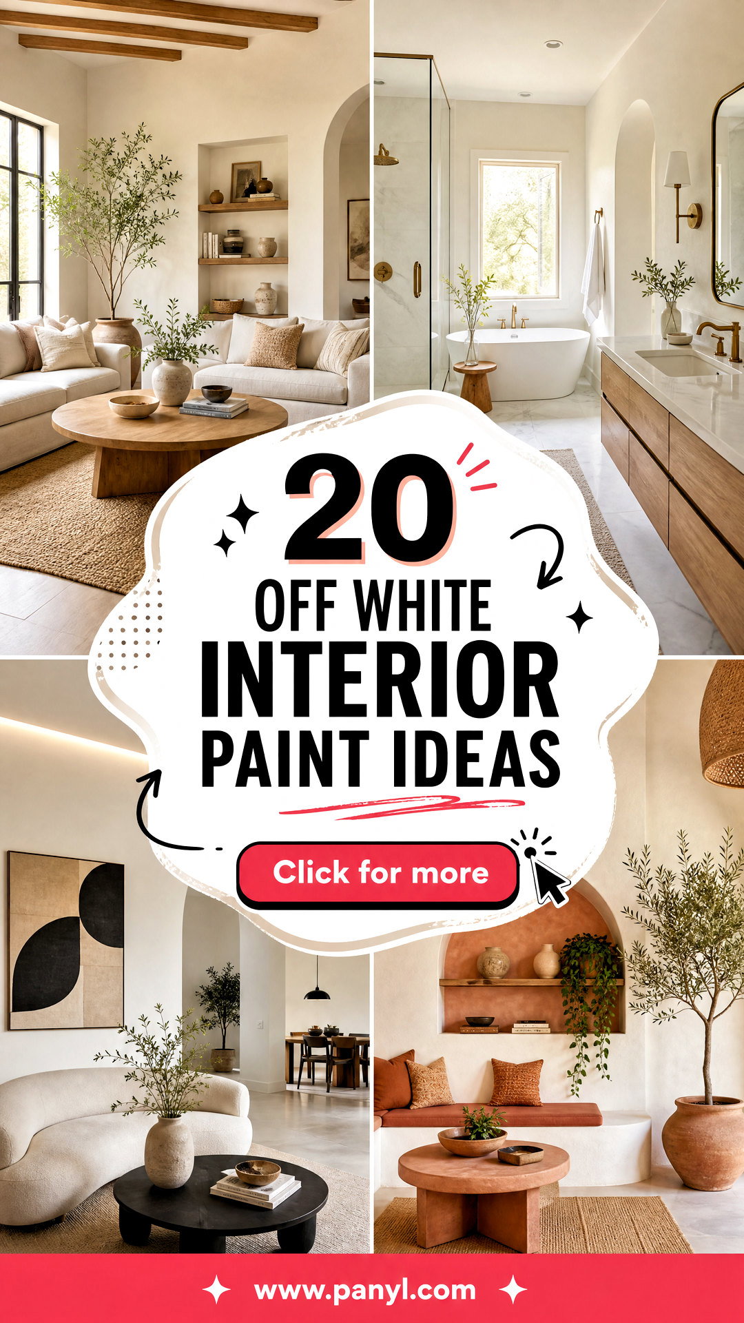 20 Off White Interior Paint Ideas for a Serene Home Update - 20 Off White Interior Paint Ideas for a Serene Home Update