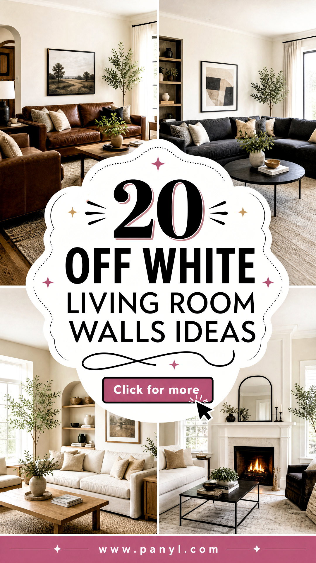 20 Off White Living Room Walls for an Airy Elegant Space - 20 Off White Living Room Walls for an Airy, Elegant Space