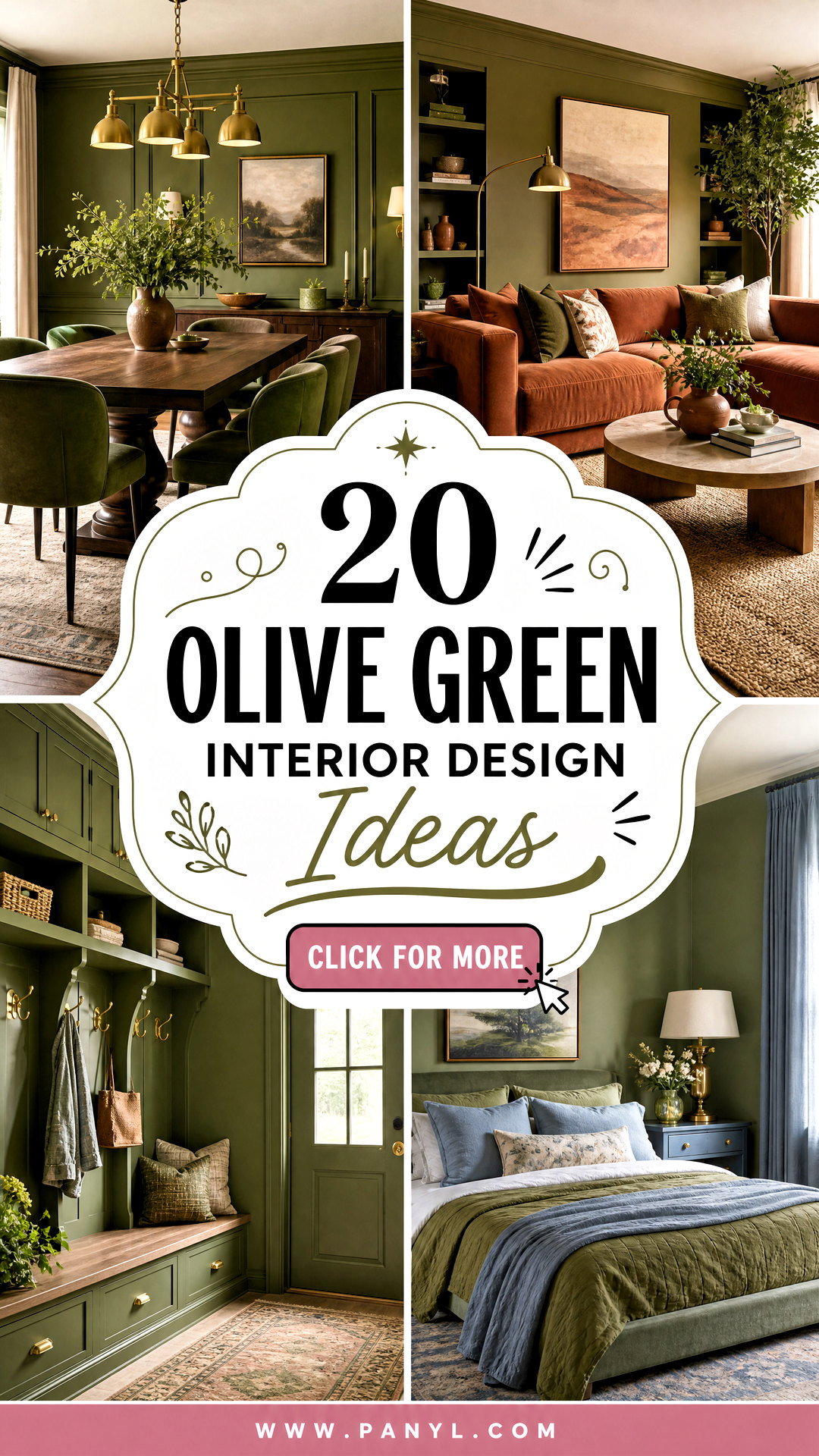 20 Olive Green Interior Design Ideas for a Calm Timeless Home - 20 Olive Green Interior Design Ideas for a Calm, Timeless Home