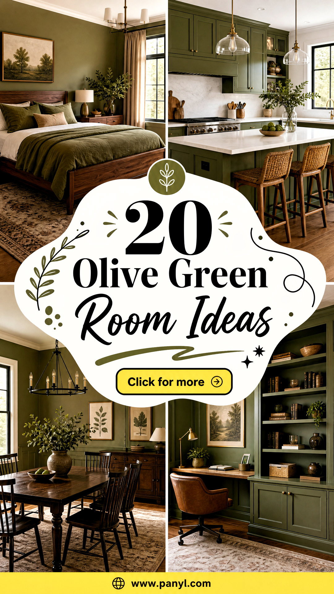 20 Olive Green Room Ideas for a Calm Earthy Home Refresh - 20 Olive Green Room Ideas for a Calm, Earthy Home Refresh