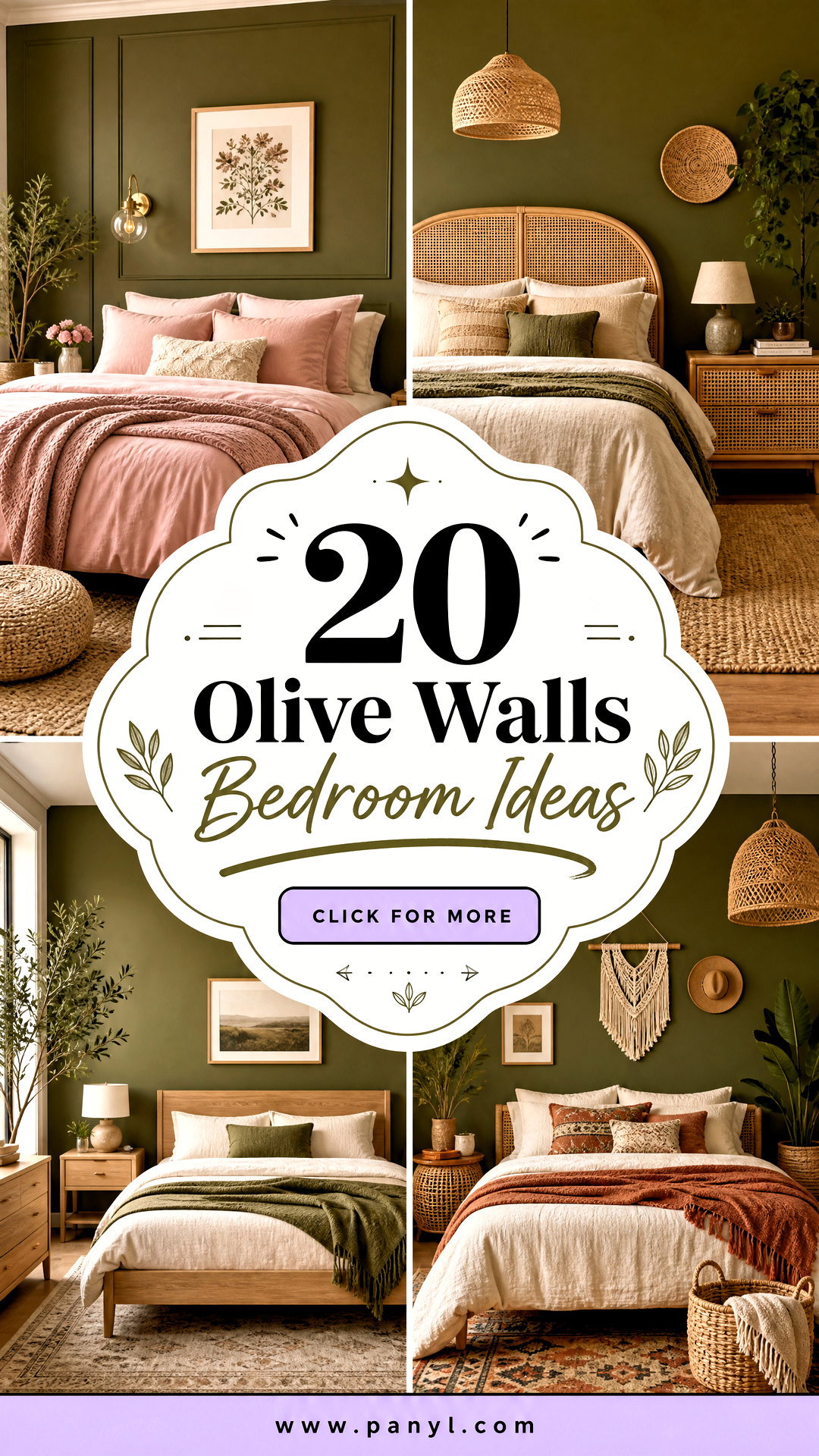 20 Olive Walls Bedroom Ideas for a Calm Cozy Modern Retreat - 20 Olive Walls Bedroom Ideas for a Calm, Cozy Modern Retreat