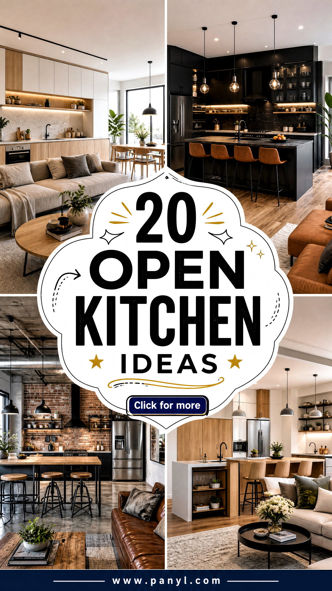 20 Open Kitchen Ideas for Airy Connected Everyday Living - 20 Open Kitchen Ideas for Airy, Connected Everyday Living