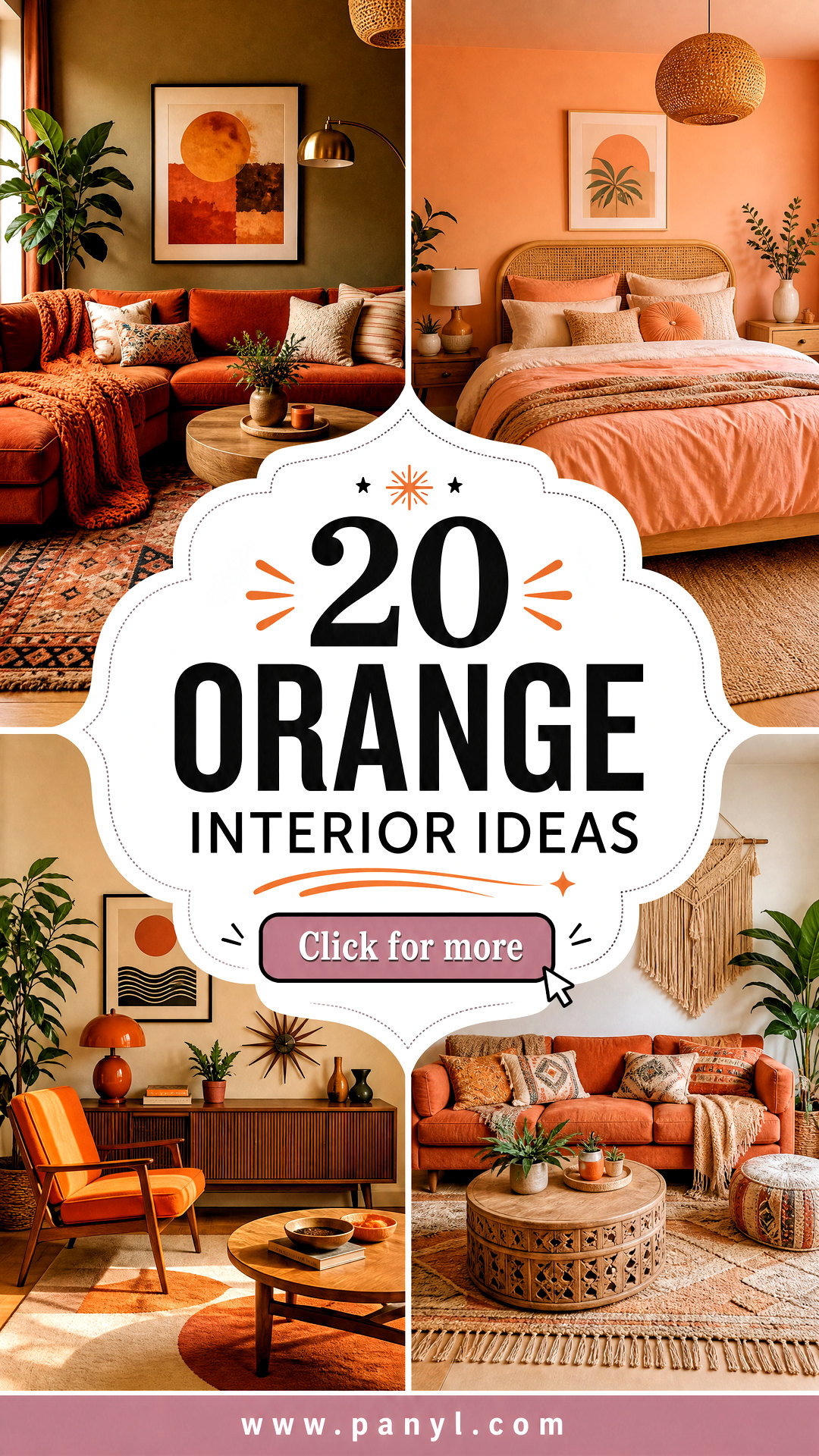 20 Orange Interior Ideas for a Warm Modern Home Makeover - 20 Orange Interior Ideas for a Warm, Modern Home Makeover