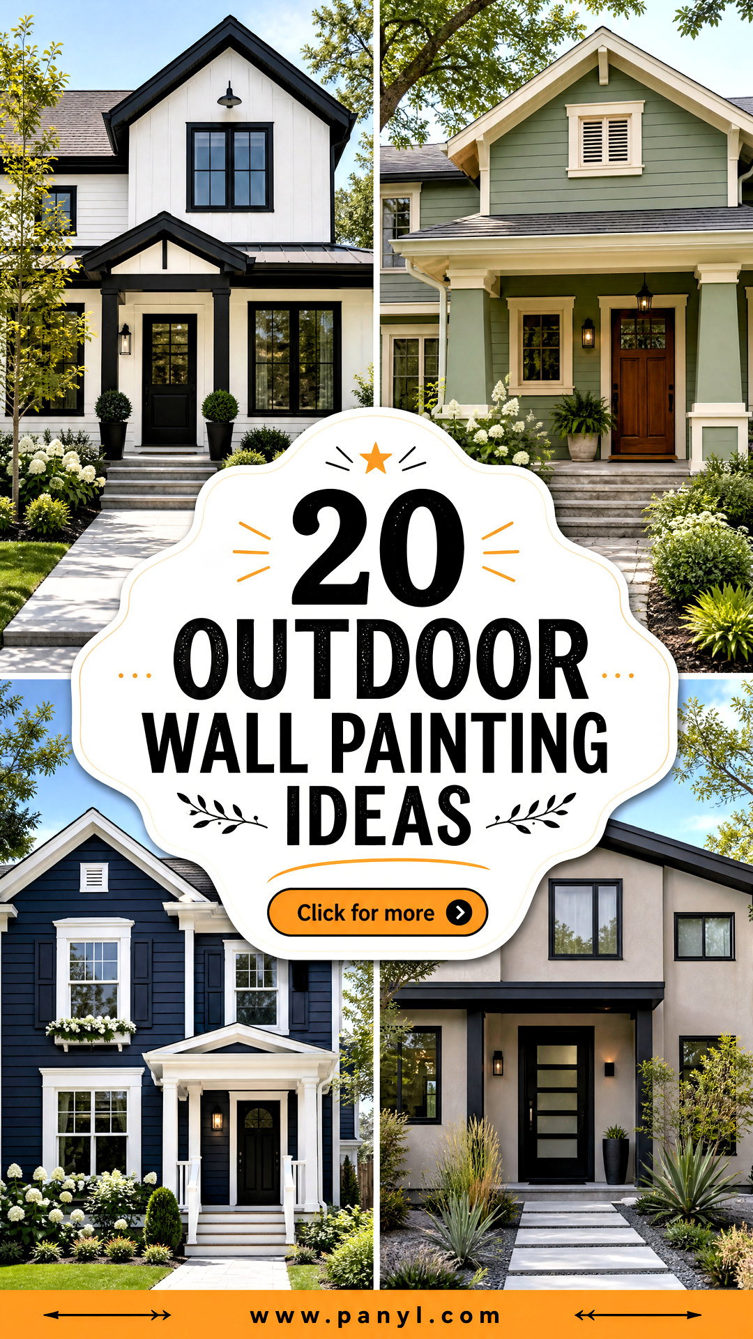 20 Outdoor Wall Painting Ideas Exterior Colors That Wow - 20 Outdoor Wall Painting Ideas Exterior Colors That Wow