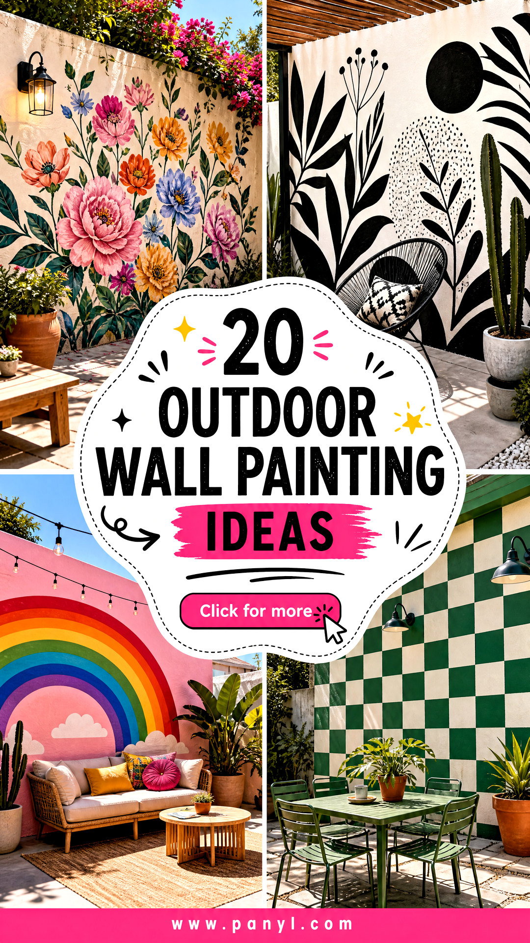 20 Outdoor Wall Painting Ideas for Fresh Lasting Style - 20 Outdoor Wall Painting Ideas for Fresh, Lasting Style