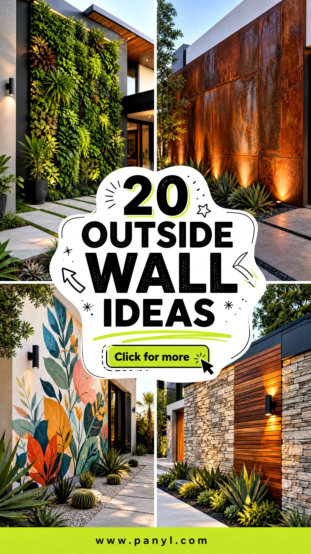 20 Outside Wall Ideas to Give Your Home Instant Curb Appeal - 20 Outside Wall Ideas to Give Your Home Instant Curb Appeal