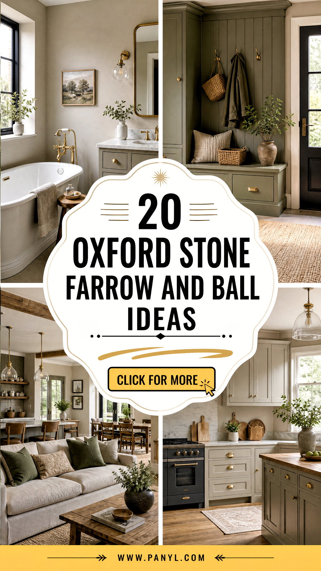 20 Oxford Stone Farrow and Ball Ideas for Timeless Rooms - 20 Oxford Stone Farrow and Ball Ideas for Timeless Rooms