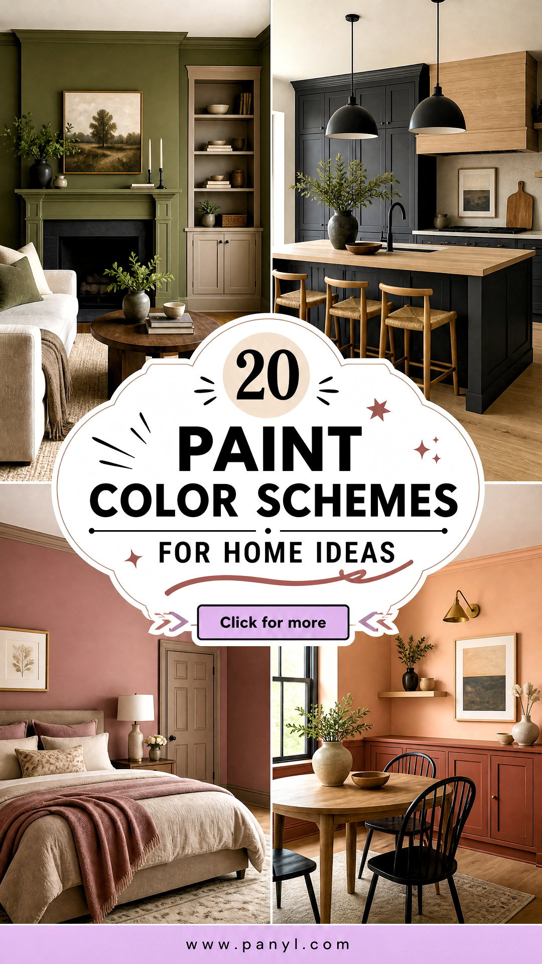 20 Paint Color Schemes for Home Ideas for a Cohesive Look - 20 Paint Color Schemes for Home Ideas for a Cohesive Look