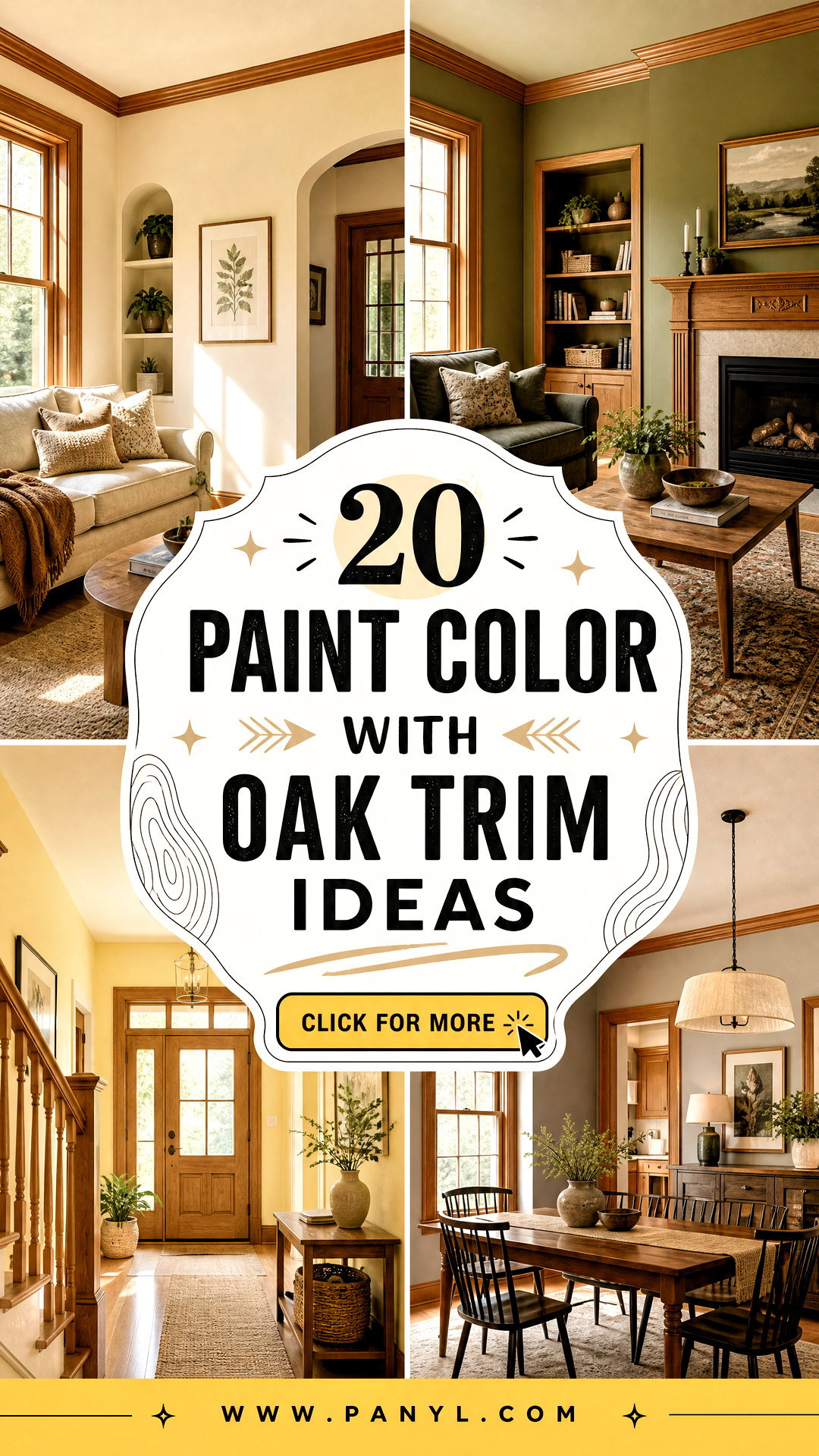 20 Paint Color With Oak Trim Ideas Warm Updated Rooms - 20 Paint Color With Oak Trim Ideas: Warm, Updated Rooms