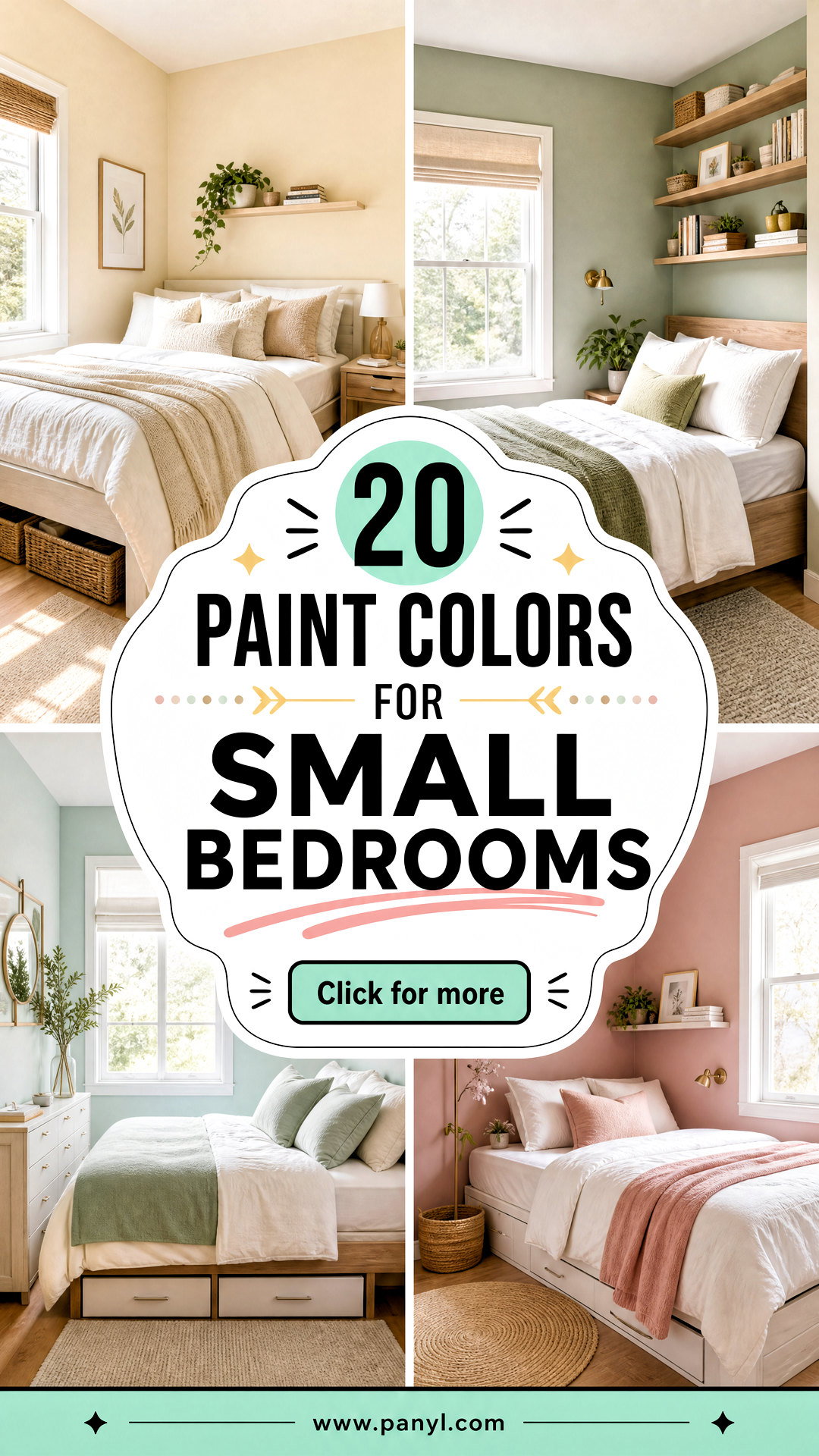 20 Paint Colors for Small Bedrooms to Make Them Feel Bigger - 20 Paint Colors for Small Bedrooms to Make Them Feel Bigger