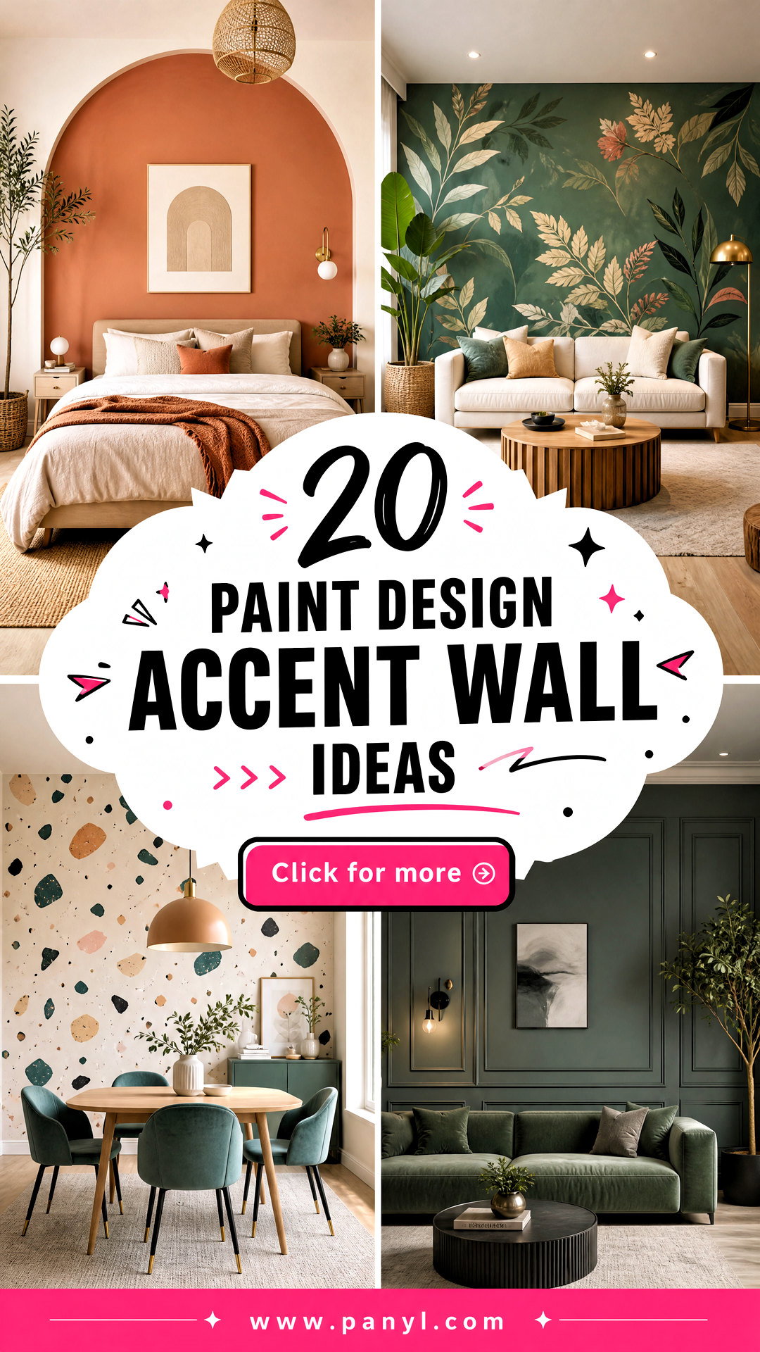20 Paint Design Accent Wall Ideas for a Striking Update - 20 Paint Design Accent Wall Ideas for a Striking Update