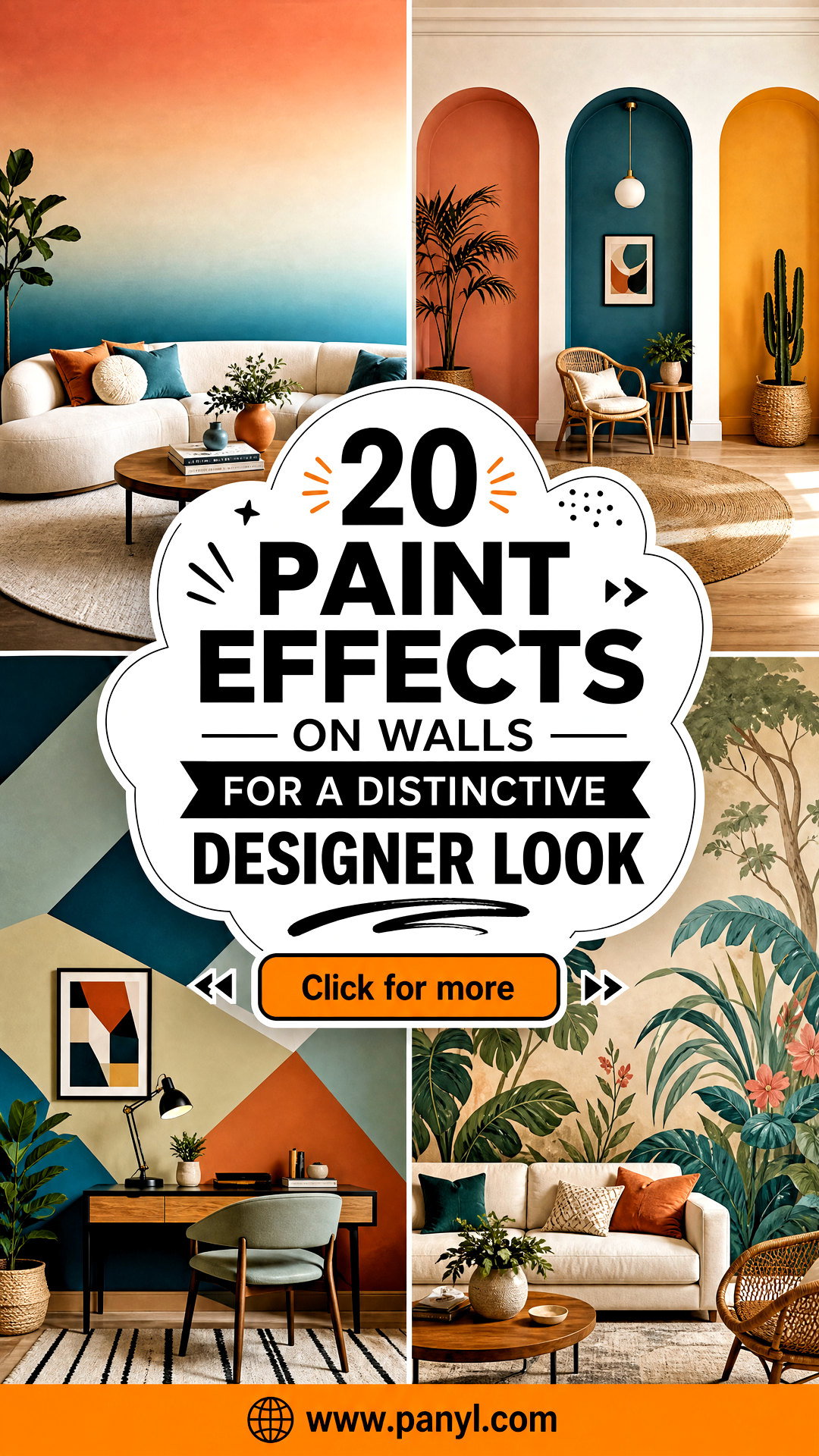 20 Paint Effects on Walls for a Distinctive Designer Look - 20 Paint Effects on Walls for a Distinctive Designer Look