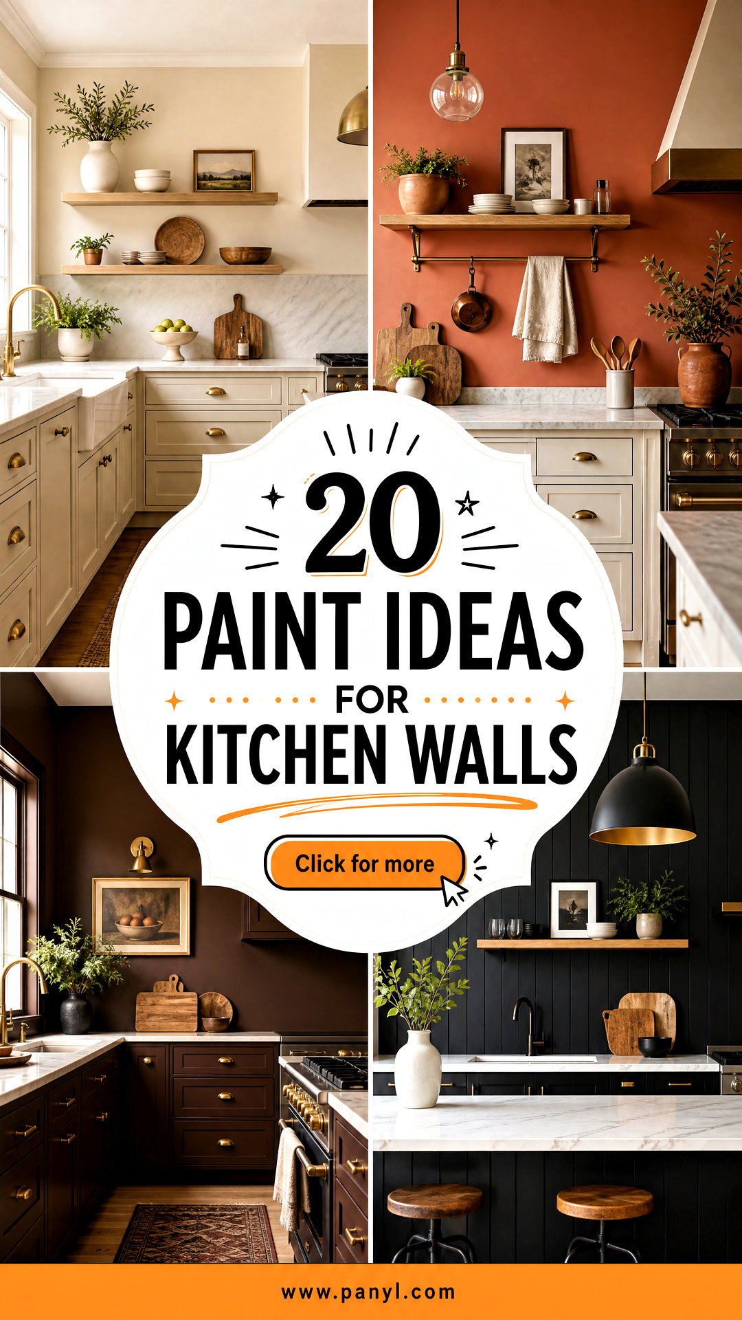 20 Paint Ideas for Kitchen Walls for a Fresh Modern Look - 20 Paint Ideas for Kitchen Walls for a Fresh Modern Look
