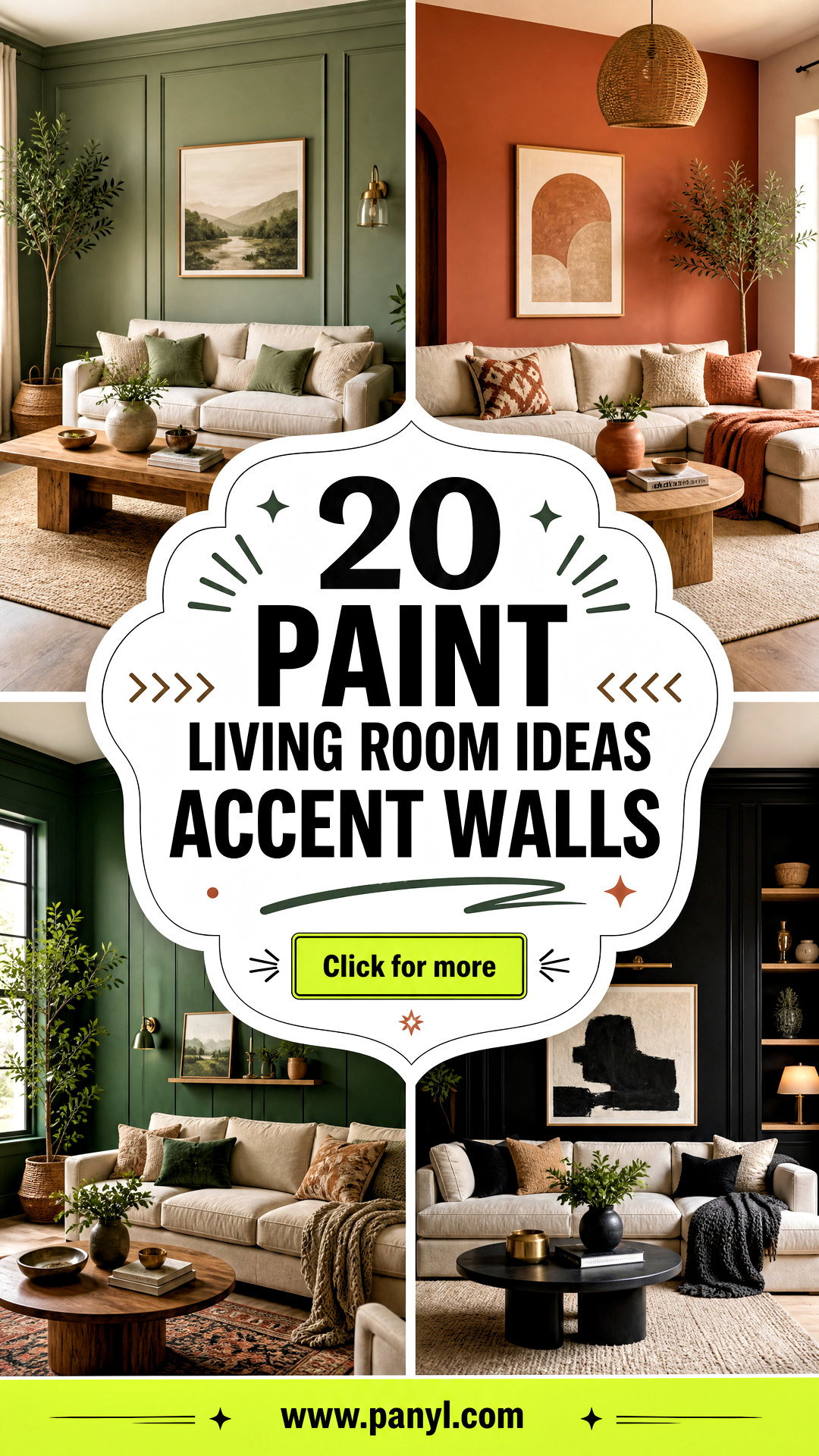 20 Paint Living Room Ideas Accent Walls for a Stylish Update - 20 Paint Living Room Ideas Accent Walls for a Stylish Update