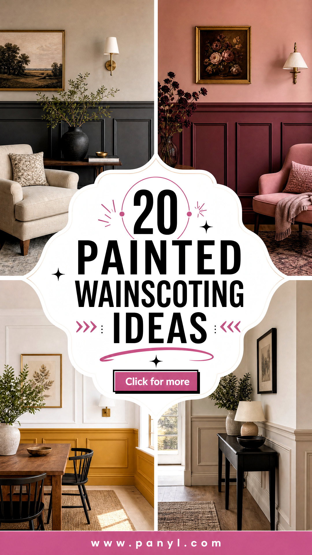 20 Painted Wainscoting Ideas Color Schemes for Chic Rooms - 20 Painted Wainscoting Ideas Color Schemes for Chic Rooms