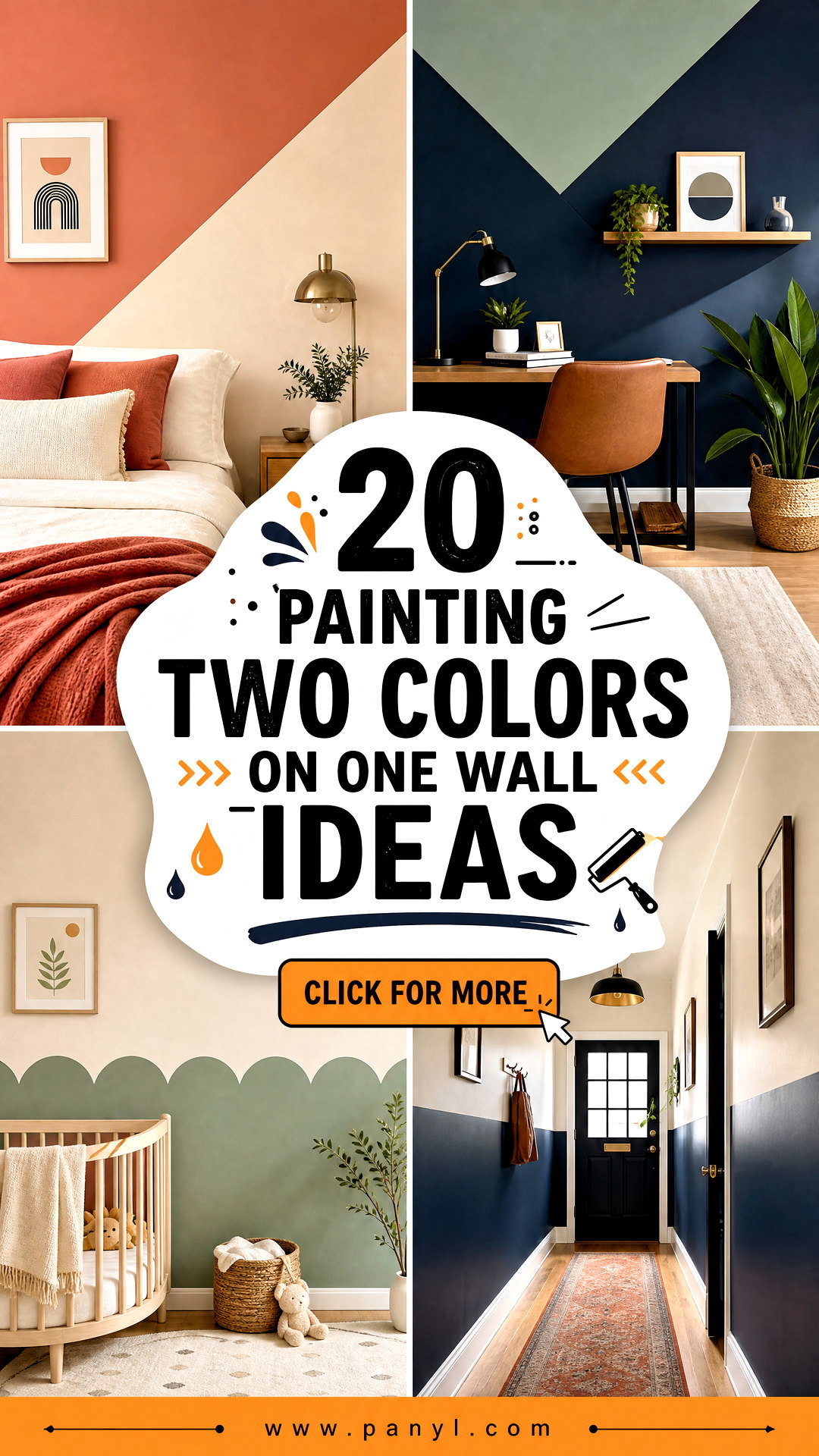 20 Painting Two Colors On One Wall Ideas Creative Room Looks - 20 Painting Two Colors On One Wall Ideas: Creative Room Looks